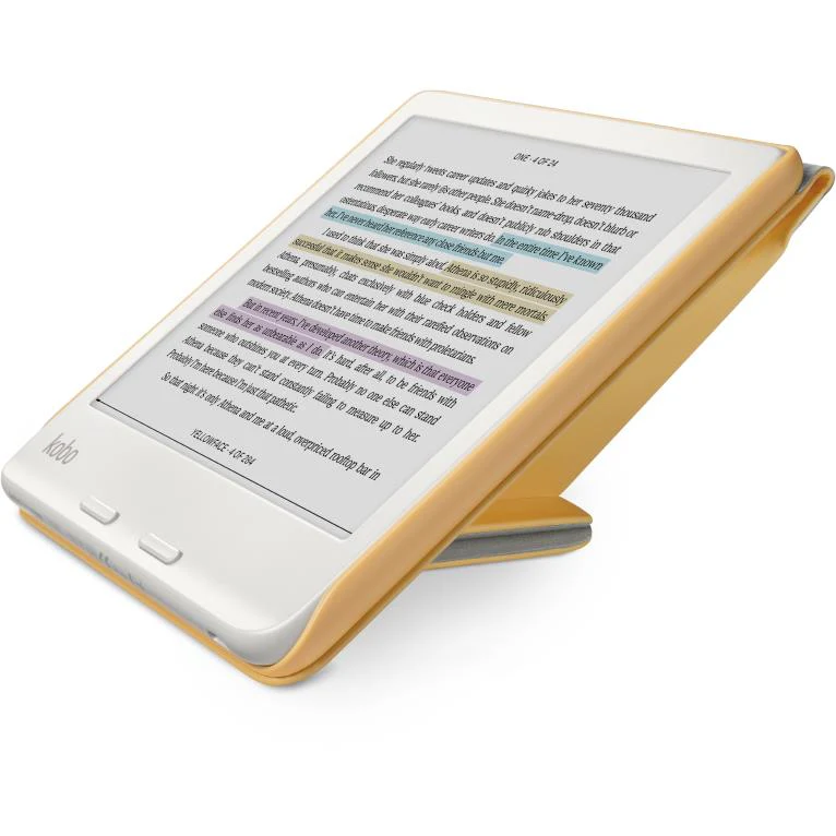 Kobo Libra eReader SleepCover Case (Butter Yellow) - Image 5