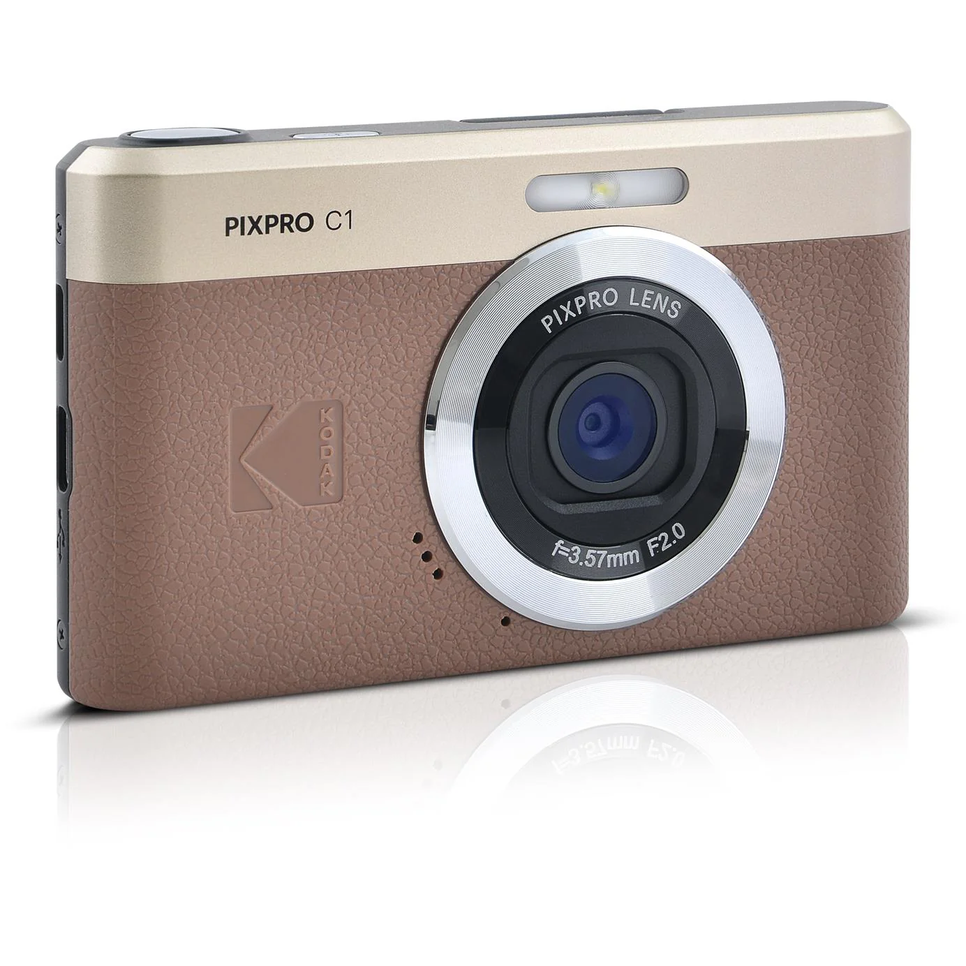 Kodak Pixpro C1 Digital Camera (Brown) - Image 4