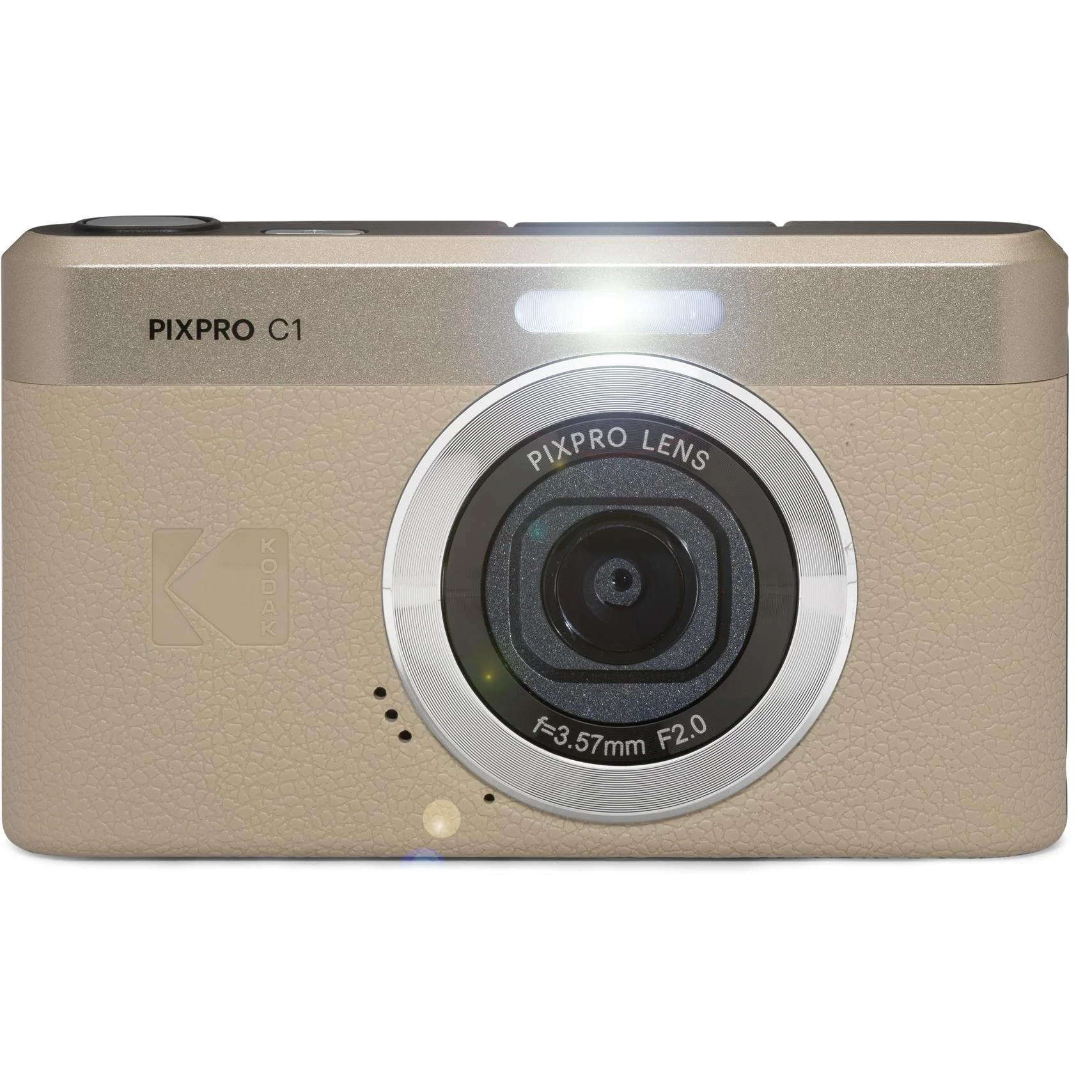 Kodak Pixpro C1 Digital Camera (Tan) - Image 2