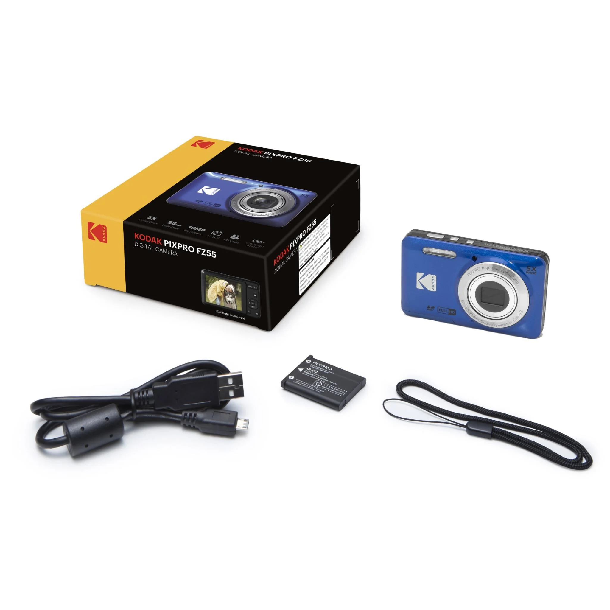 Kodak Pixpro FZ55 Digital Compact Camera (Blue) - Image 13