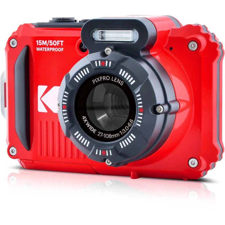 Kodak Pixpro WPZ2 Waterproof Digital Compact Camera (Red) - Image 2