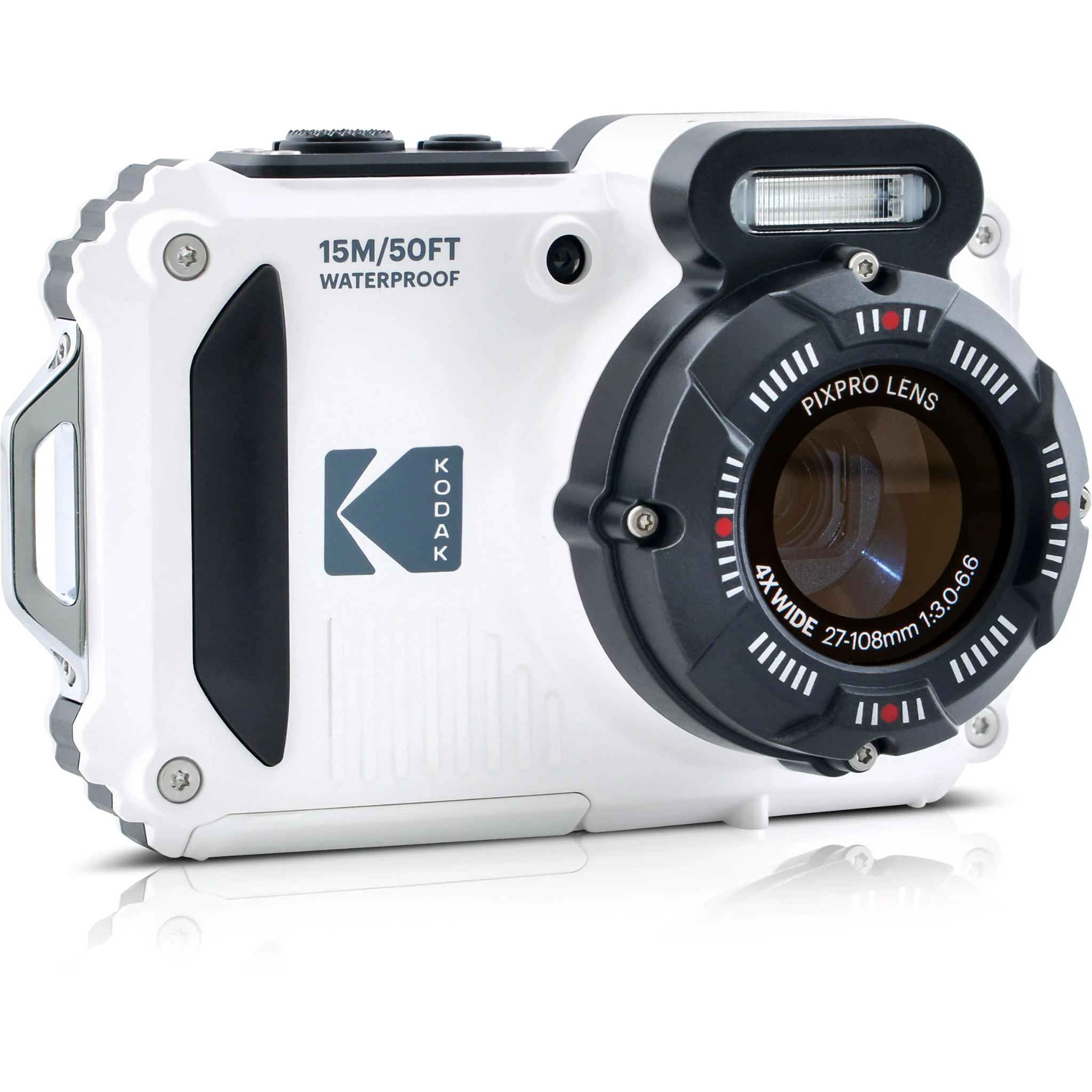 Kodak Pixpro WPZ2 Waterproof Digital Compact Camera (White) - Image 3