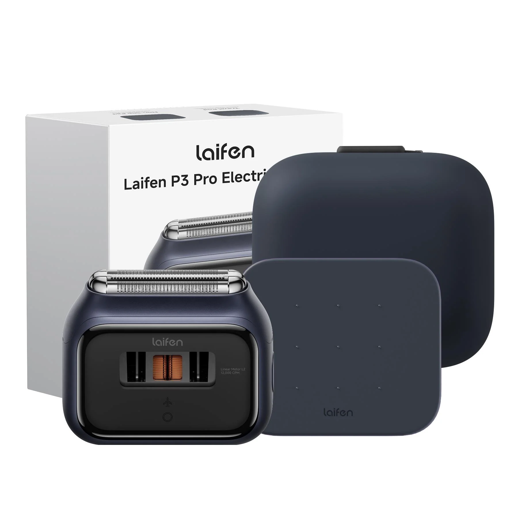 Laifen P3 Pro 3 Blade Aluminum Alloy Electric Shaver (Royal Blue)
