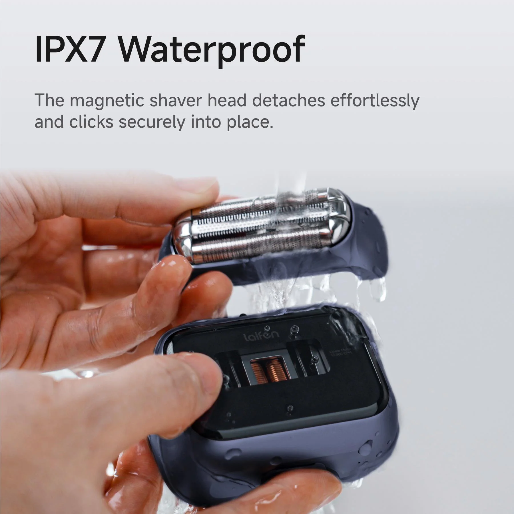 Laifen P3 Pro 3 Blade Aluminum Alloy Electric Shaver (Royal Blue) - Image 7