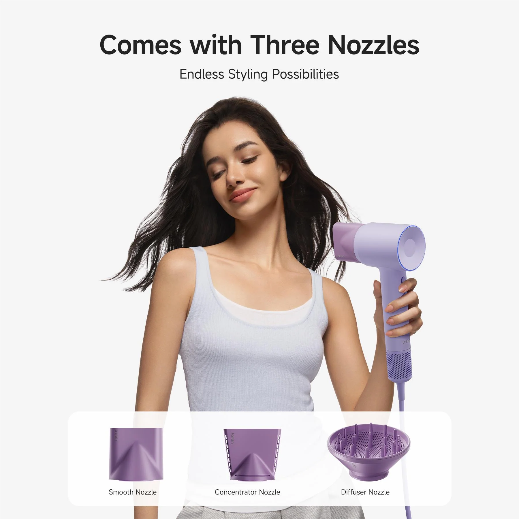 Laifen SE 2 High Speed Hair Dryer (Pastel Purple) - Image 12