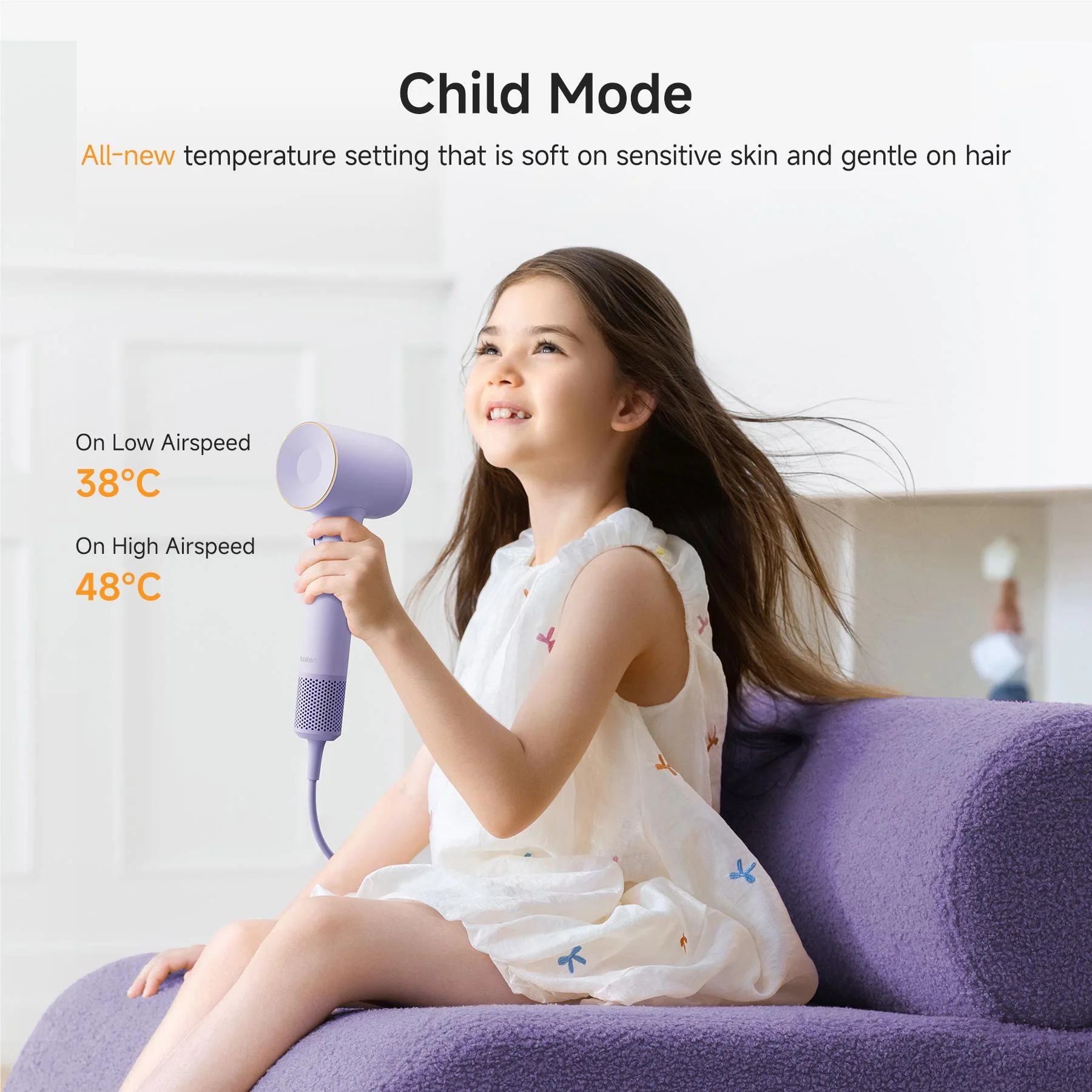 Laifen SE 2 High Speed Hair Dryer (Pastel Purple) - Image 13