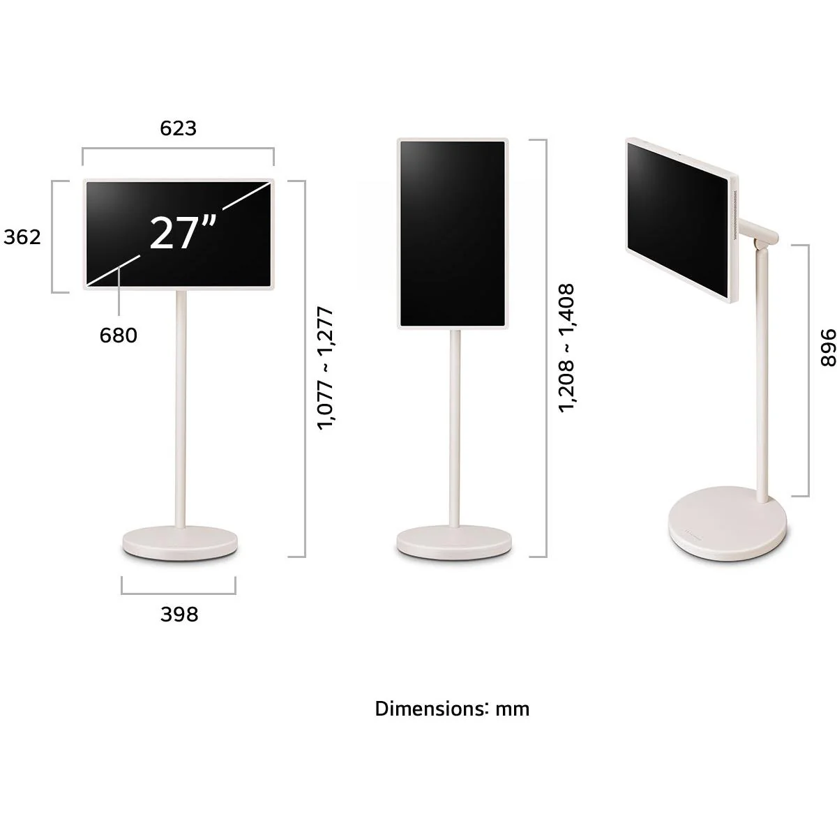 LG 27" StanbyME 2 Portable Smart Touch Screen - Image 4