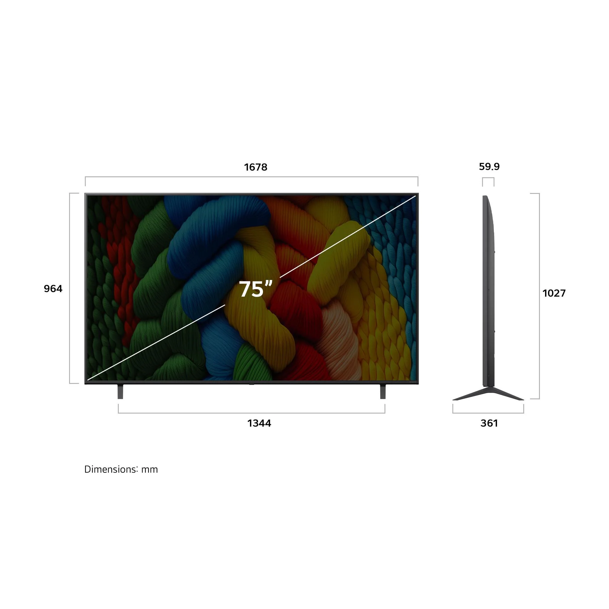LG 75" NANO80A AI LED 4K UHD Smart TV [2025] - Image 4