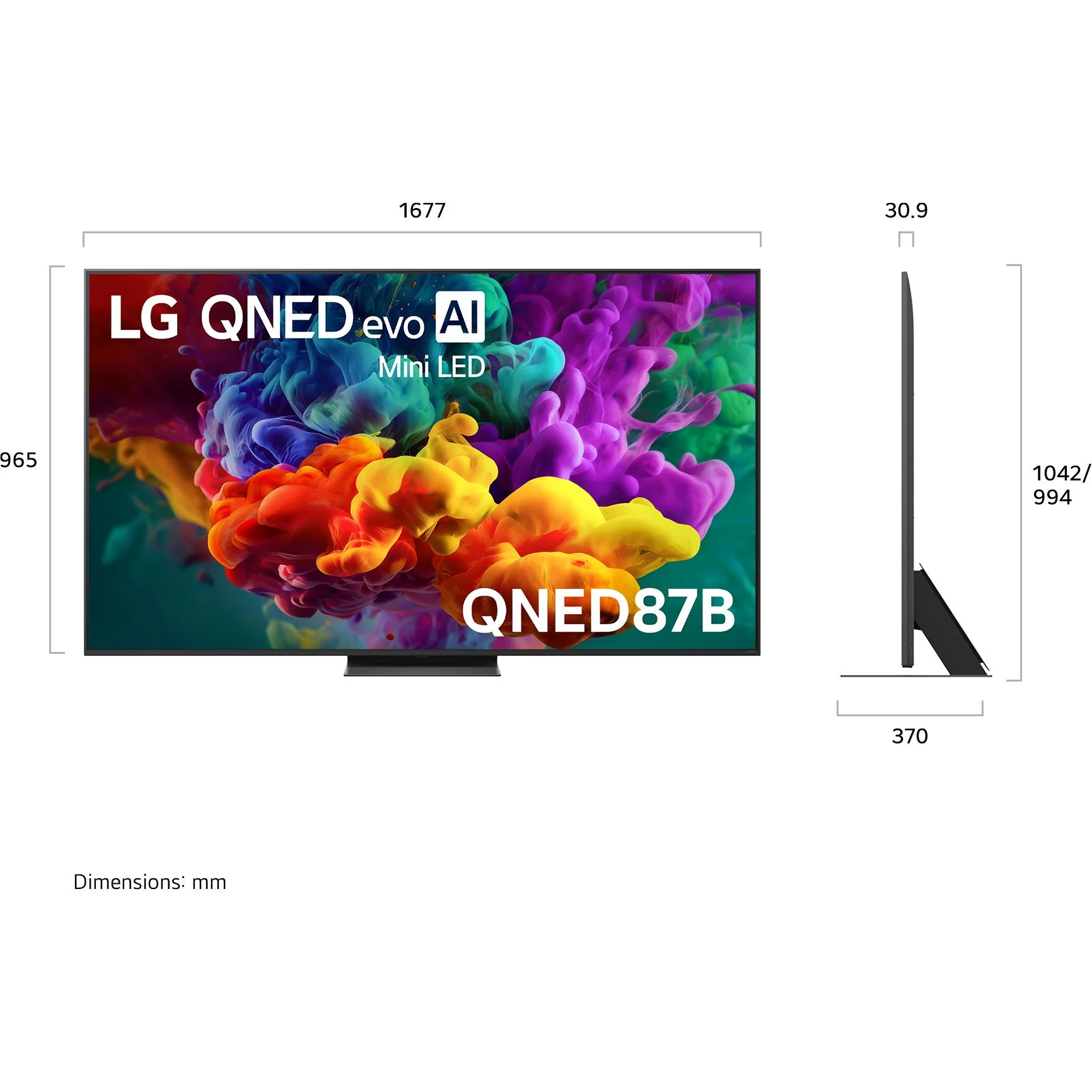 LG 75" QNED87 evo AI UHD 4K LED Smart TV [2026] - Image 4