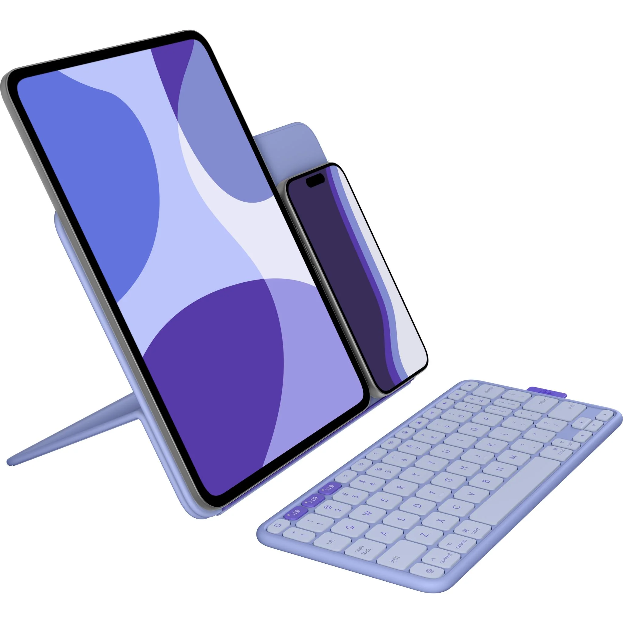 Logitech Flip Folio for iPad Pro 11-inch (M4) & iPad Air 11-inch (M2 M3) & iPad Air (5th gen) [Lilac] - Image 3