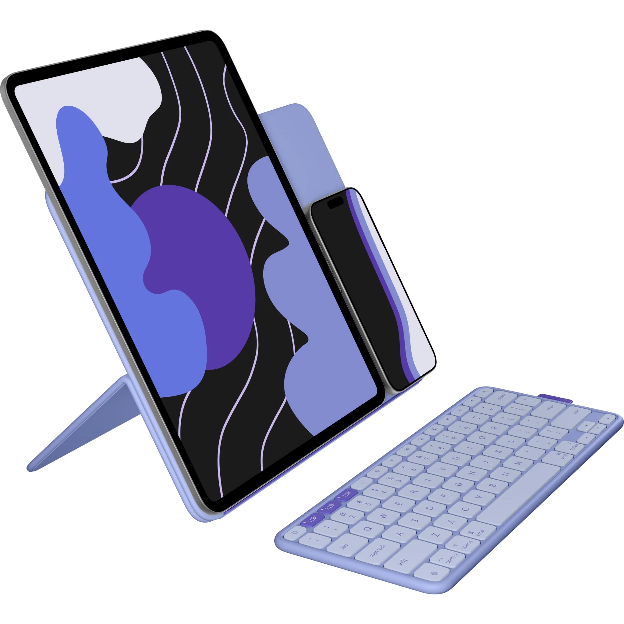 Logitech Flip Folio for iPad Pro 13-inch (M4) & iPad Air 13-inch (M2 M3) [Lilac] - Image 4