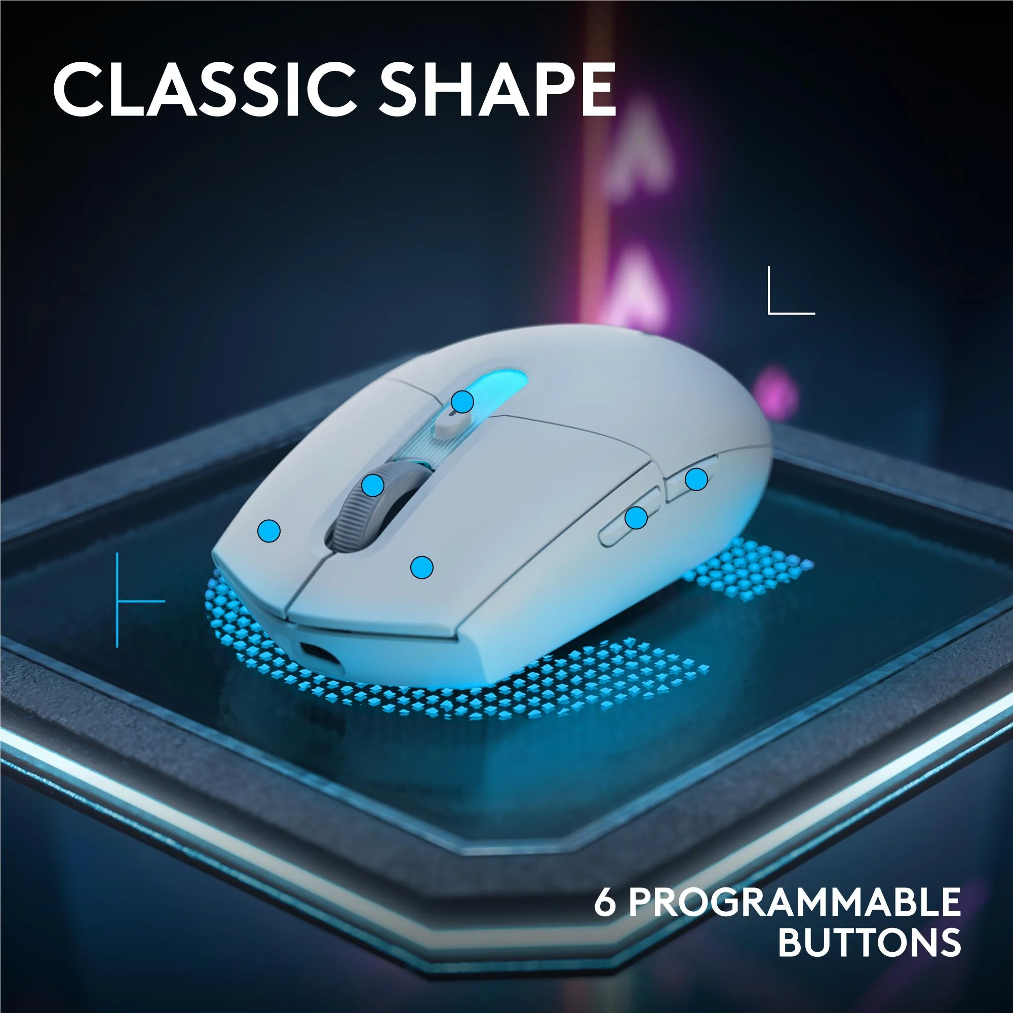 Logitech G G305 X SUPERLIGHT Gaming Mouse (White) - Image 8