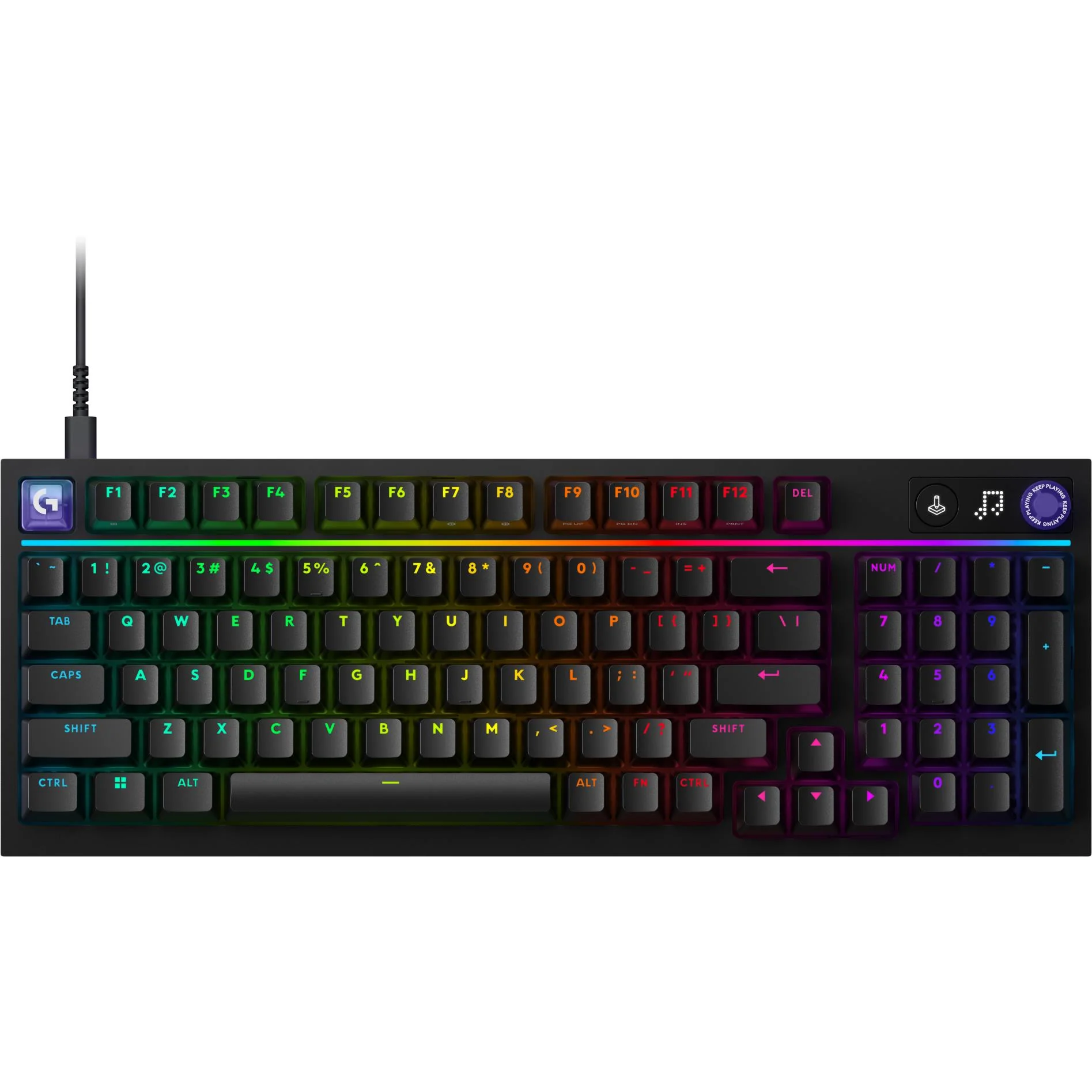 Logitech G G316 X 98 Gaming Keyboard (Black) - Image 2