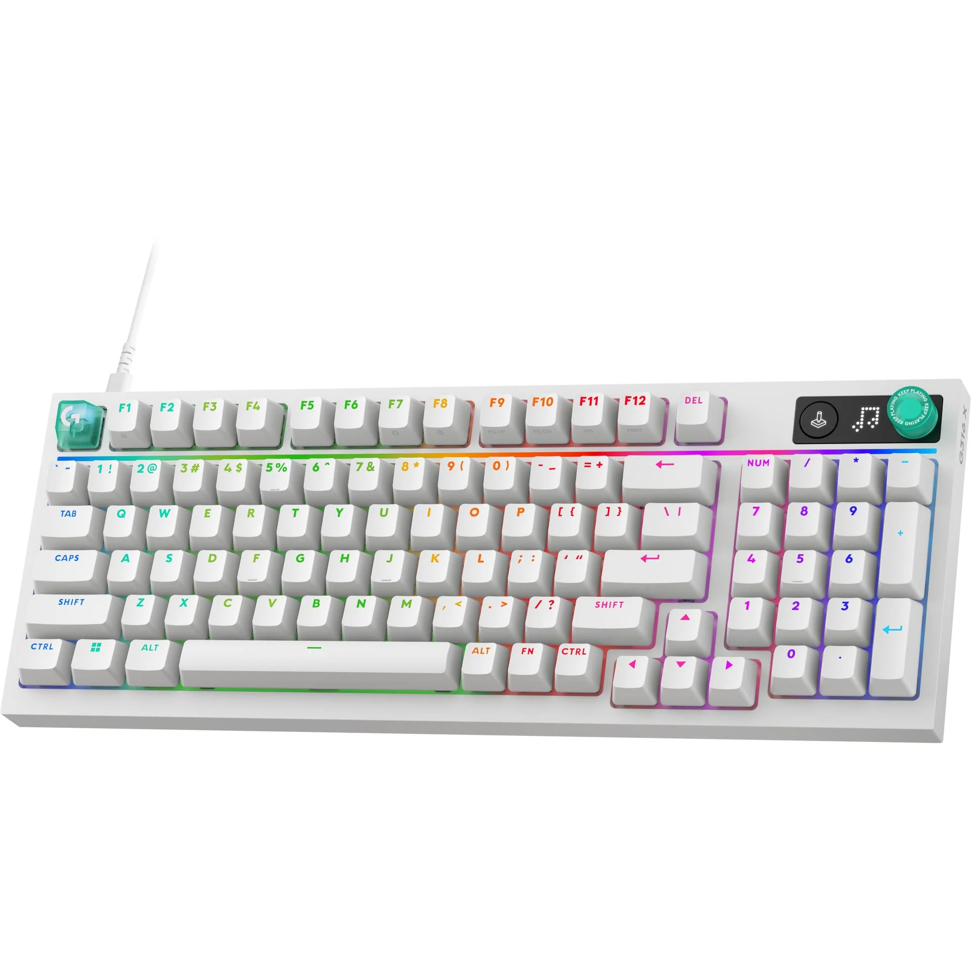 Logitech G G316 X 98 Gaming Keyboard (White) - Image 14
