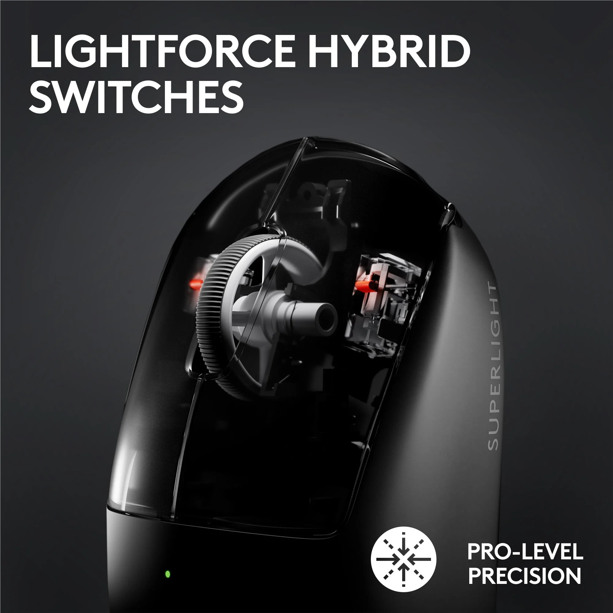 Logitech G PRO X SUPERLIGHT 2 LIGHTSPEED Wireless Gaming Mouse (Black) - Image 4