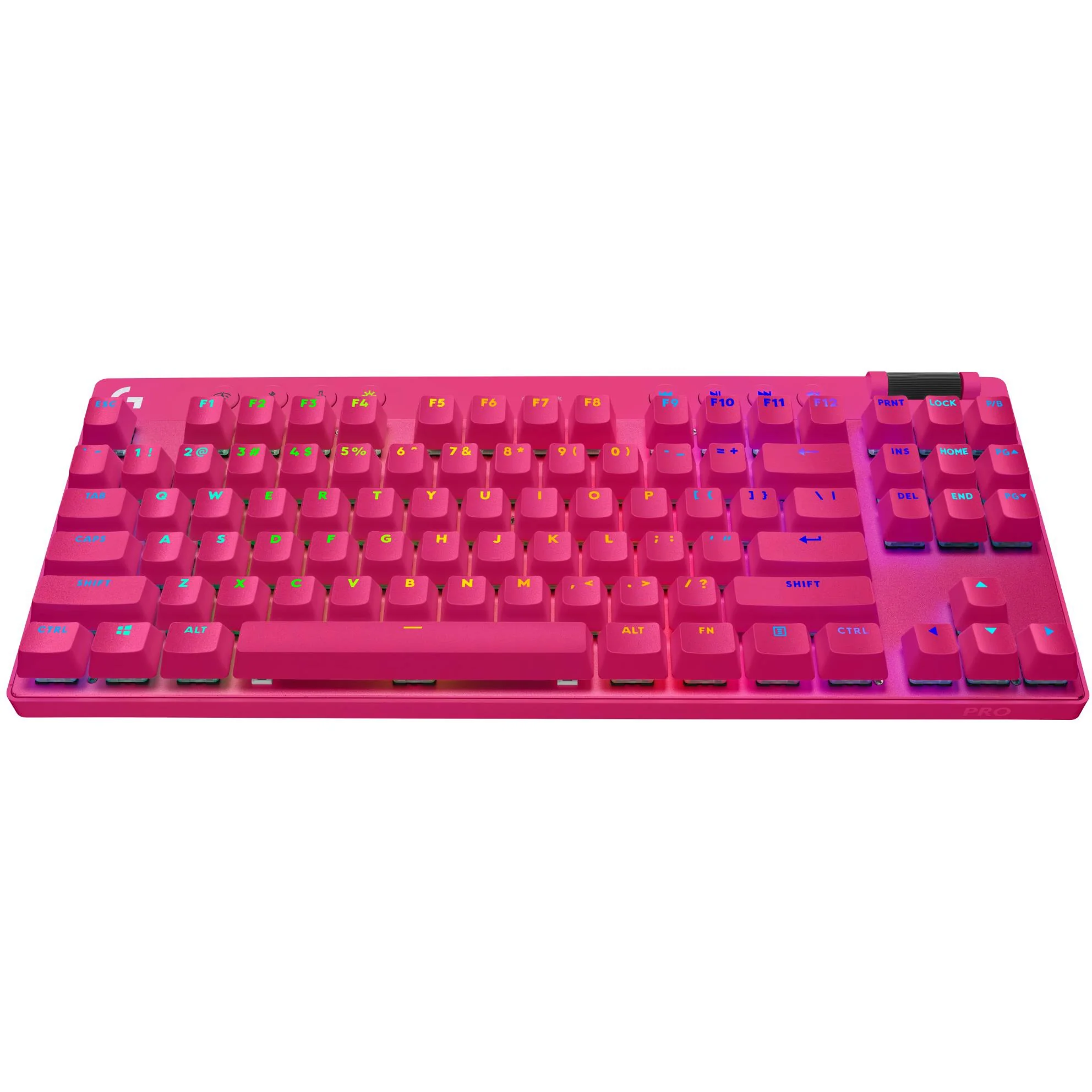 Logitech G PRO X TKL LIGHTSPEED Gaming Keyboard (Magenta) - Image 2