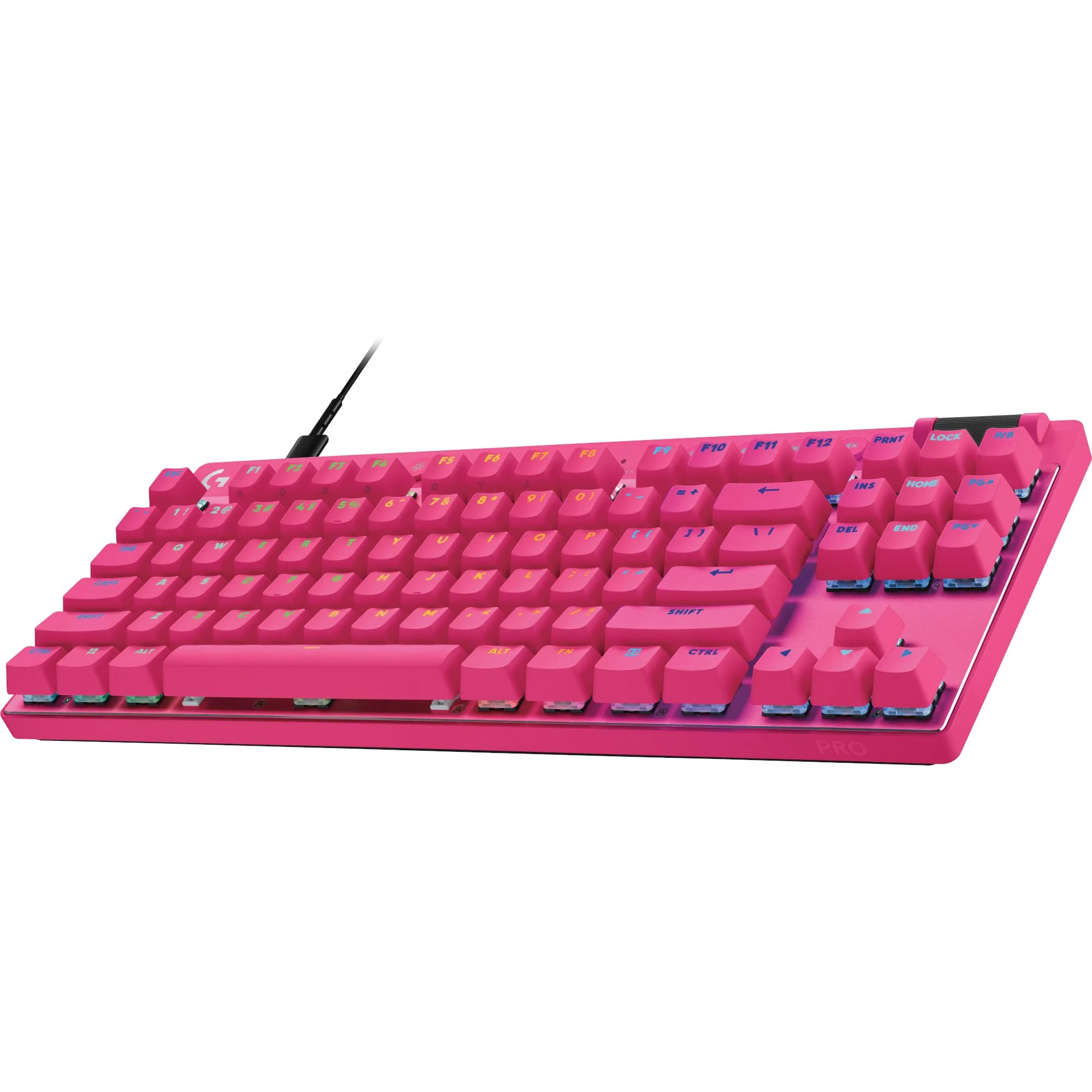 Logitech G PRO X TKL RAPID Gaming Keyboard with Magnetic Analog Switches (Magenta) - Image 5