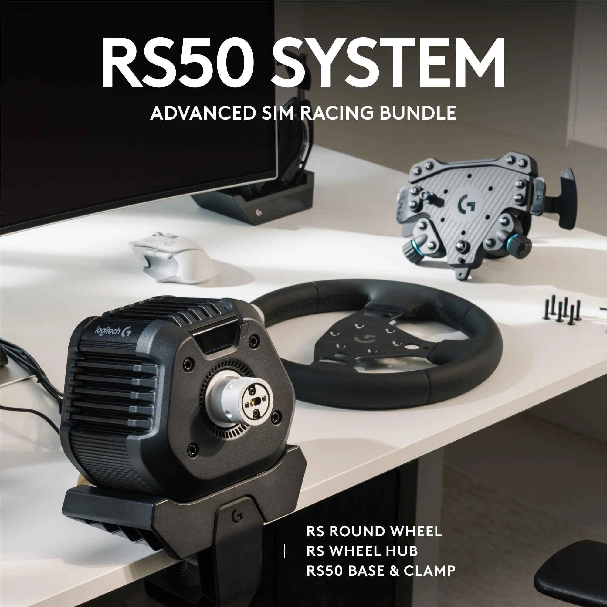 Logitech G RS50 System 8 Nm Direct Drive Base and Steering Wheel for PlayStation & PC - Image 7