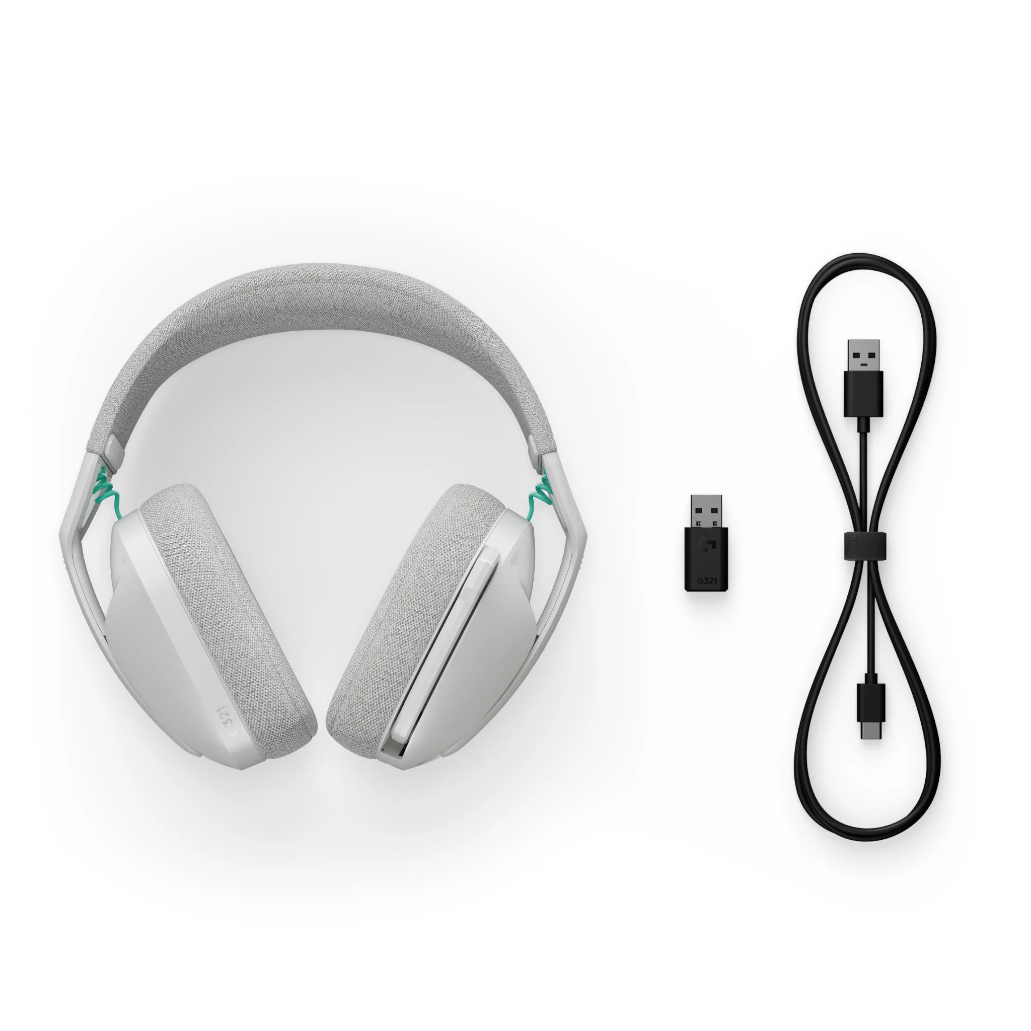Logitech G321 Lightspeed Wireless Gaming Headset (White) - Image 9