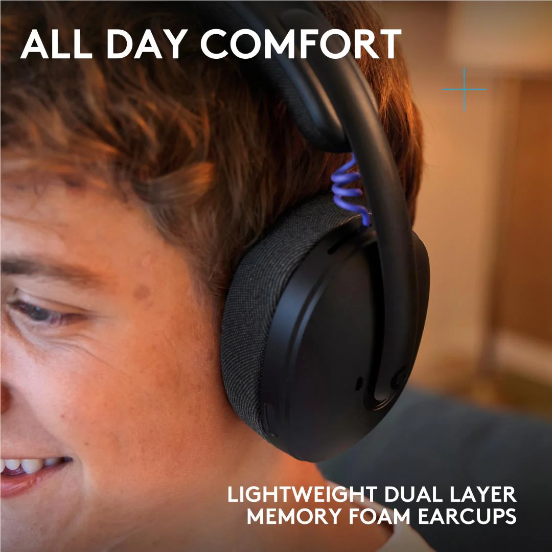 Logitech G325 LIGHTSPEED Wireless Gaming Headset (Black) - Image 7