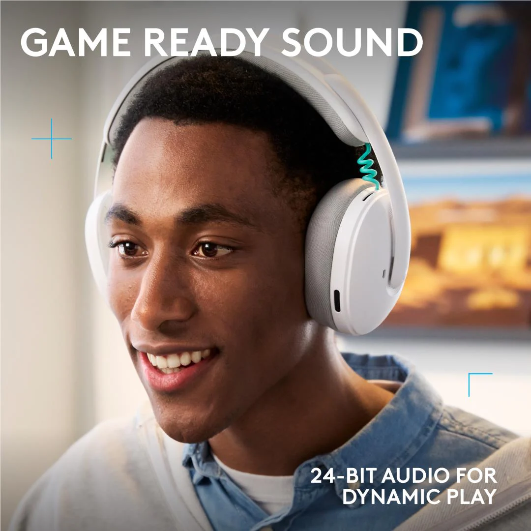 Logitech G325 LIGHTSPEED Wireless Gaming Headset (White) - Image 6