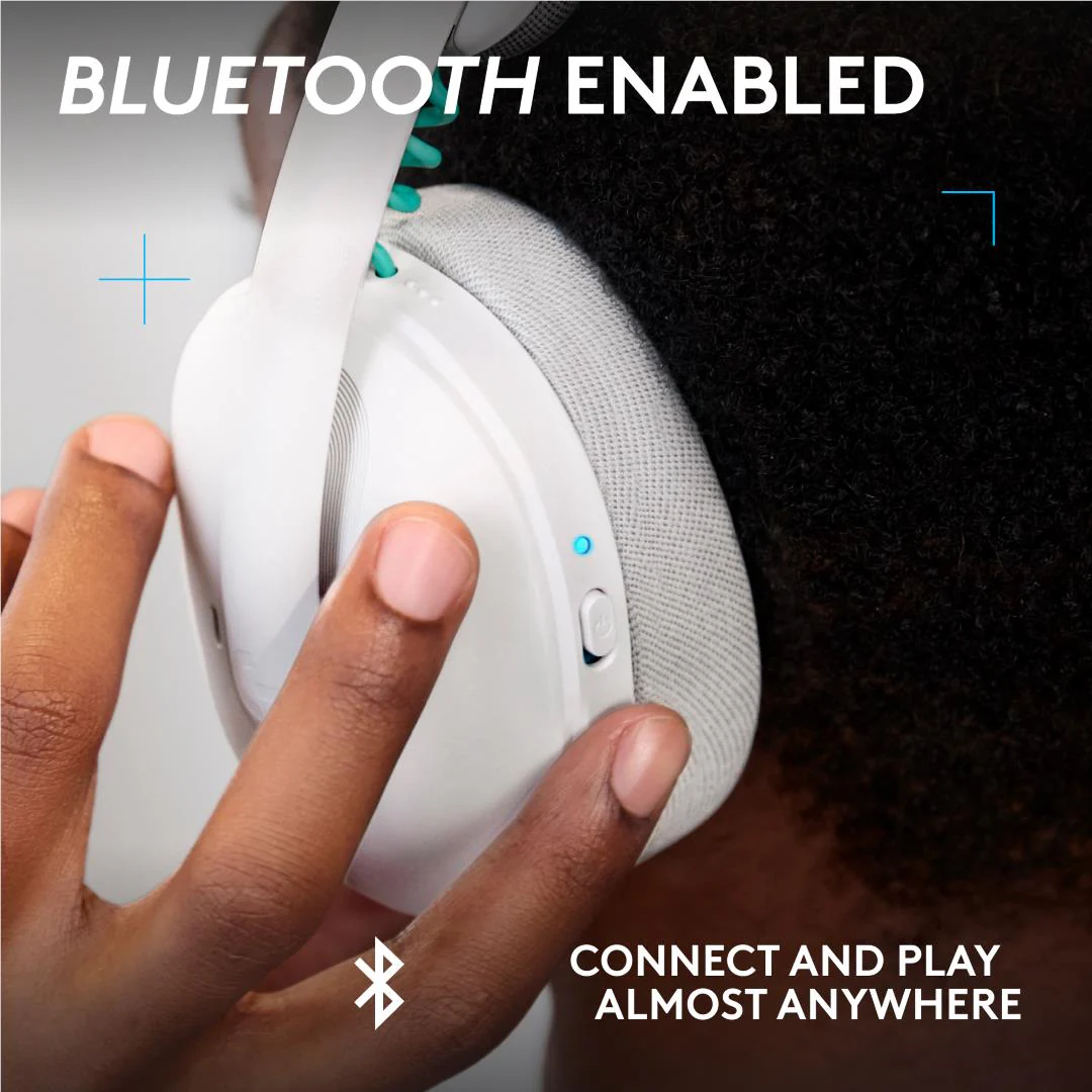 Logitech G325 LIGHTSPEED Wireless Gaming Headset (White) - Image 9