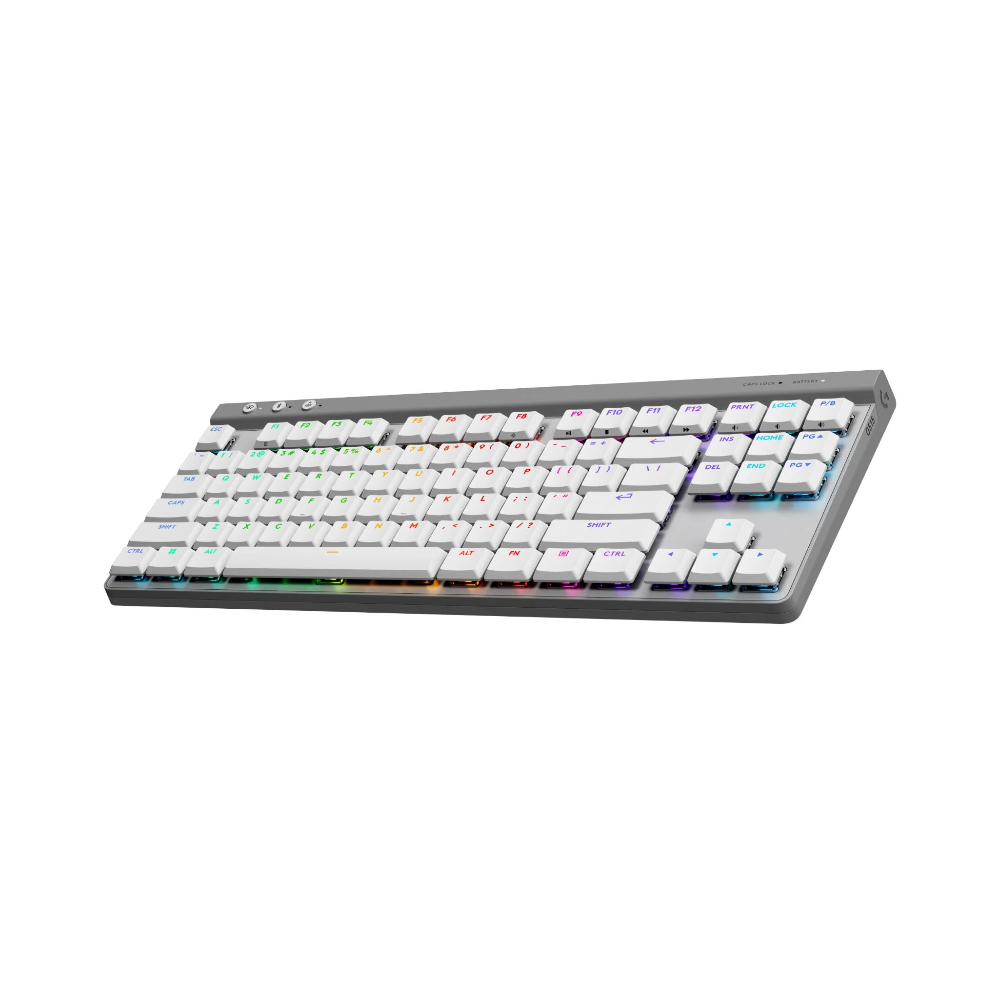 Logitech G515 LIGHTSPEED TKL Wireless Gaming Keyboard (White) - Image 3