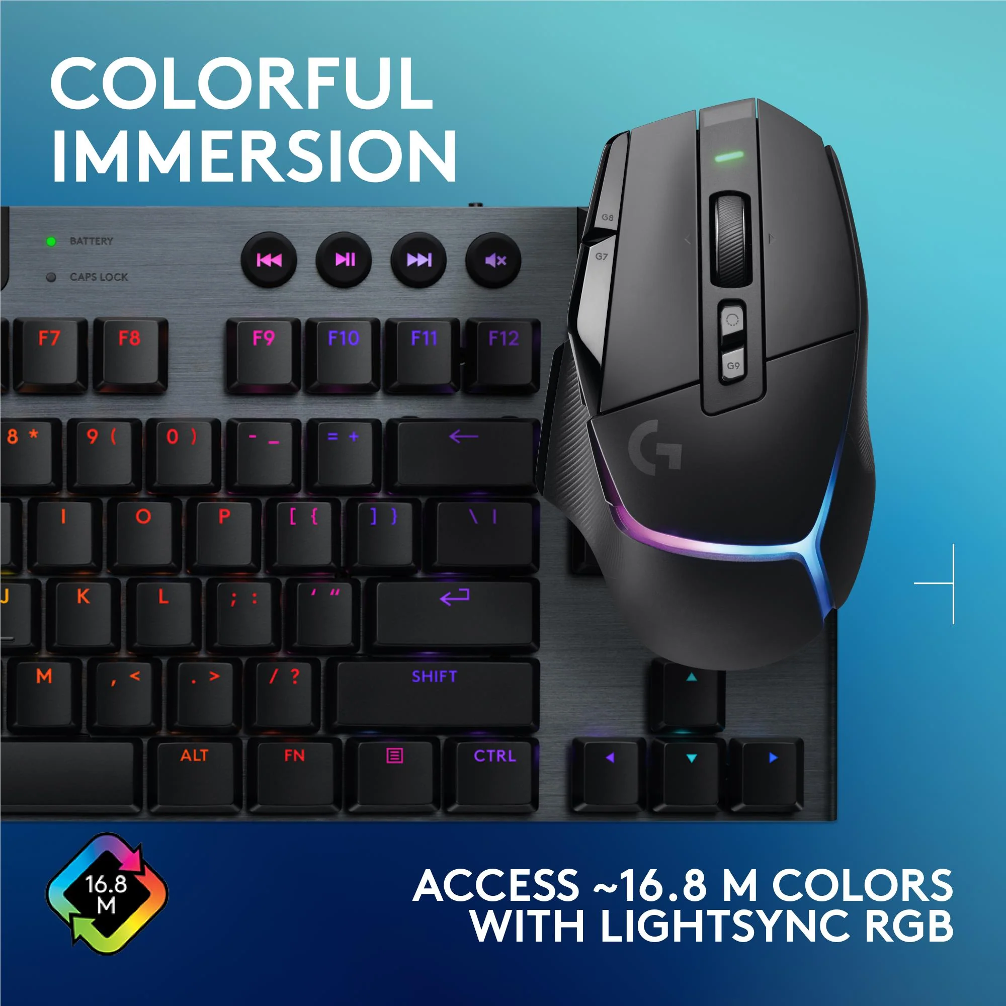 Logitech G915 X LIGHTSPEED TKL Low-Profile Wireless Gaming Keyboard (Black) - Image 5