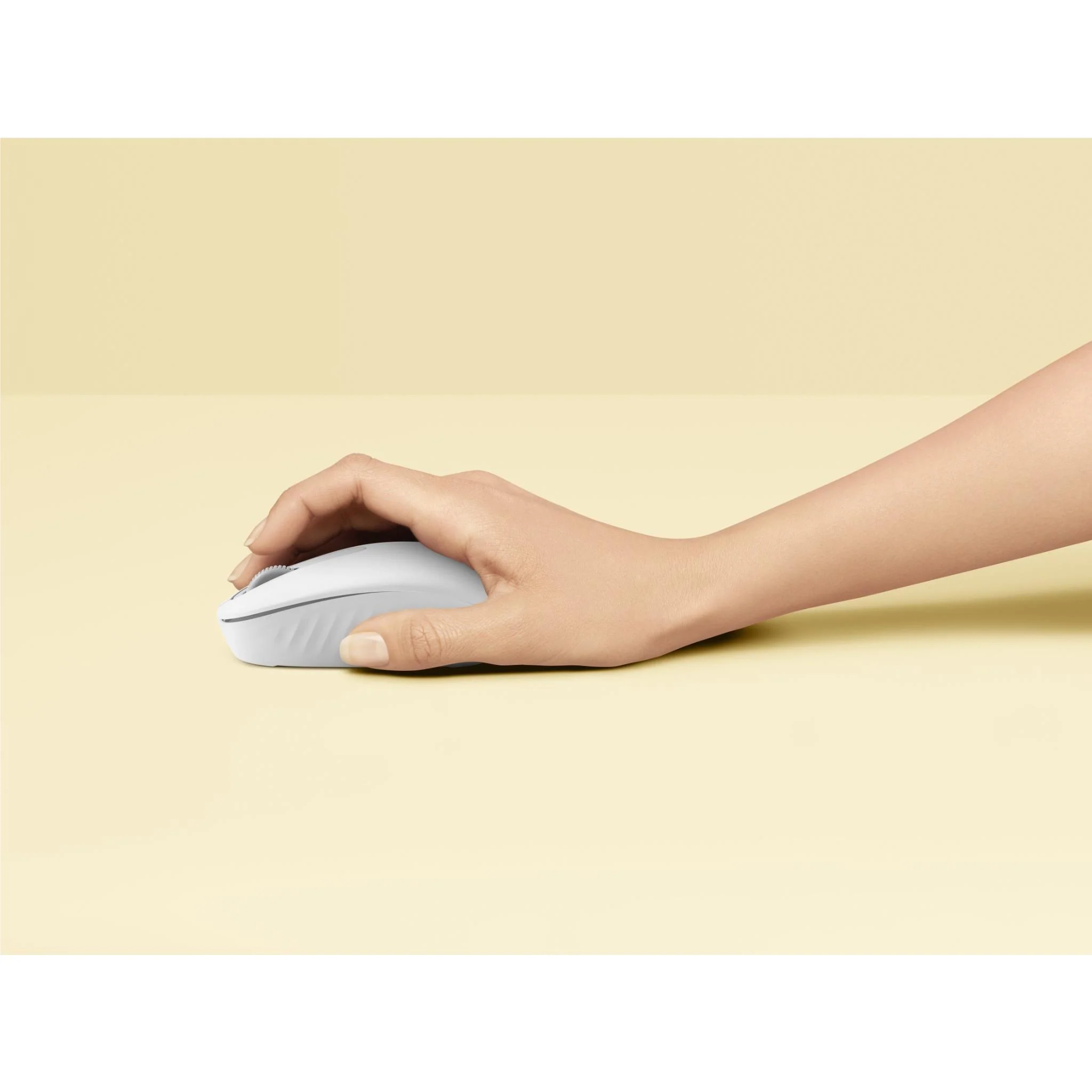 Logitech M196 Bluetooth Mouse (Off White) - Image 5