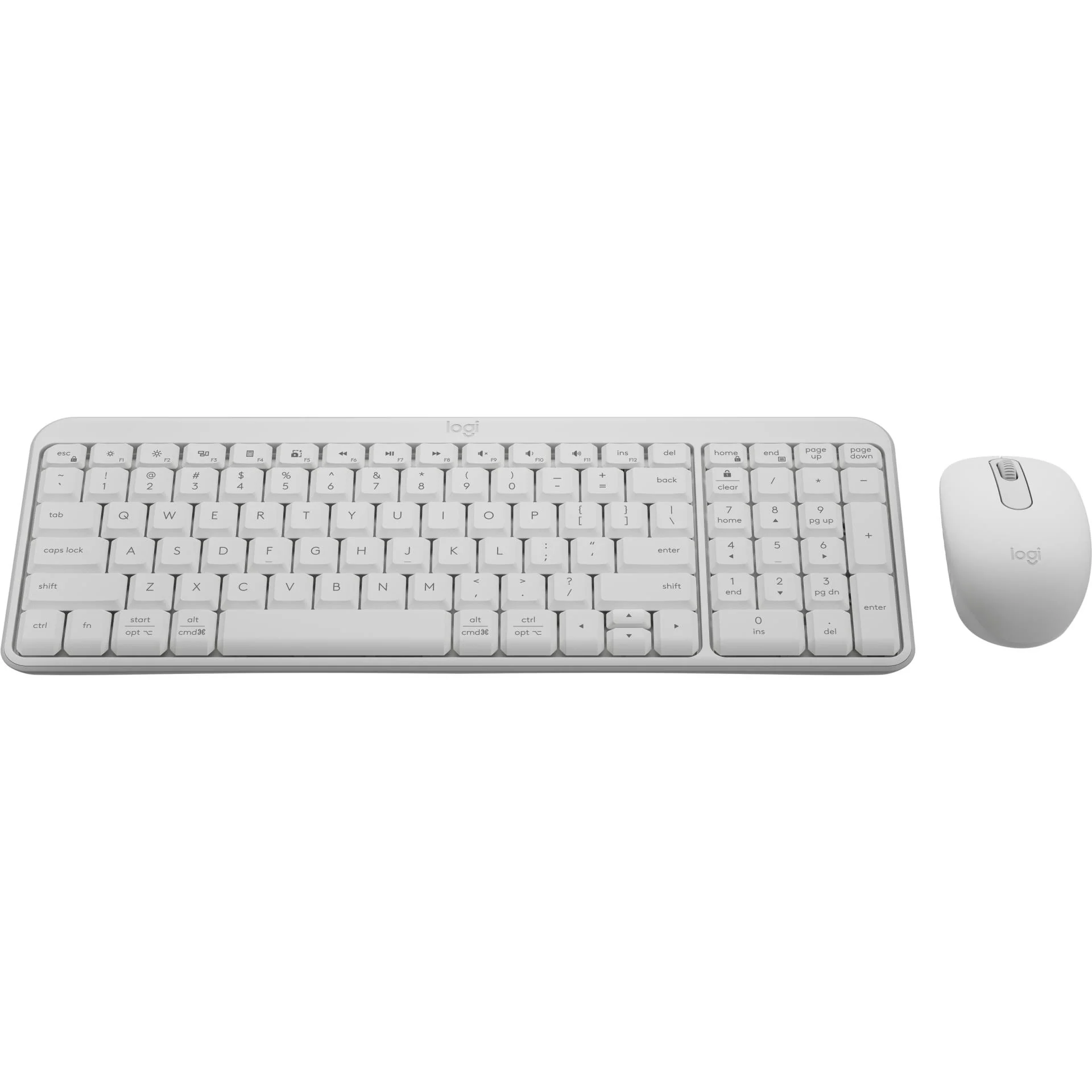 Logitech MK250 Bluetooth Wireless Combo (Off White) - Image 3