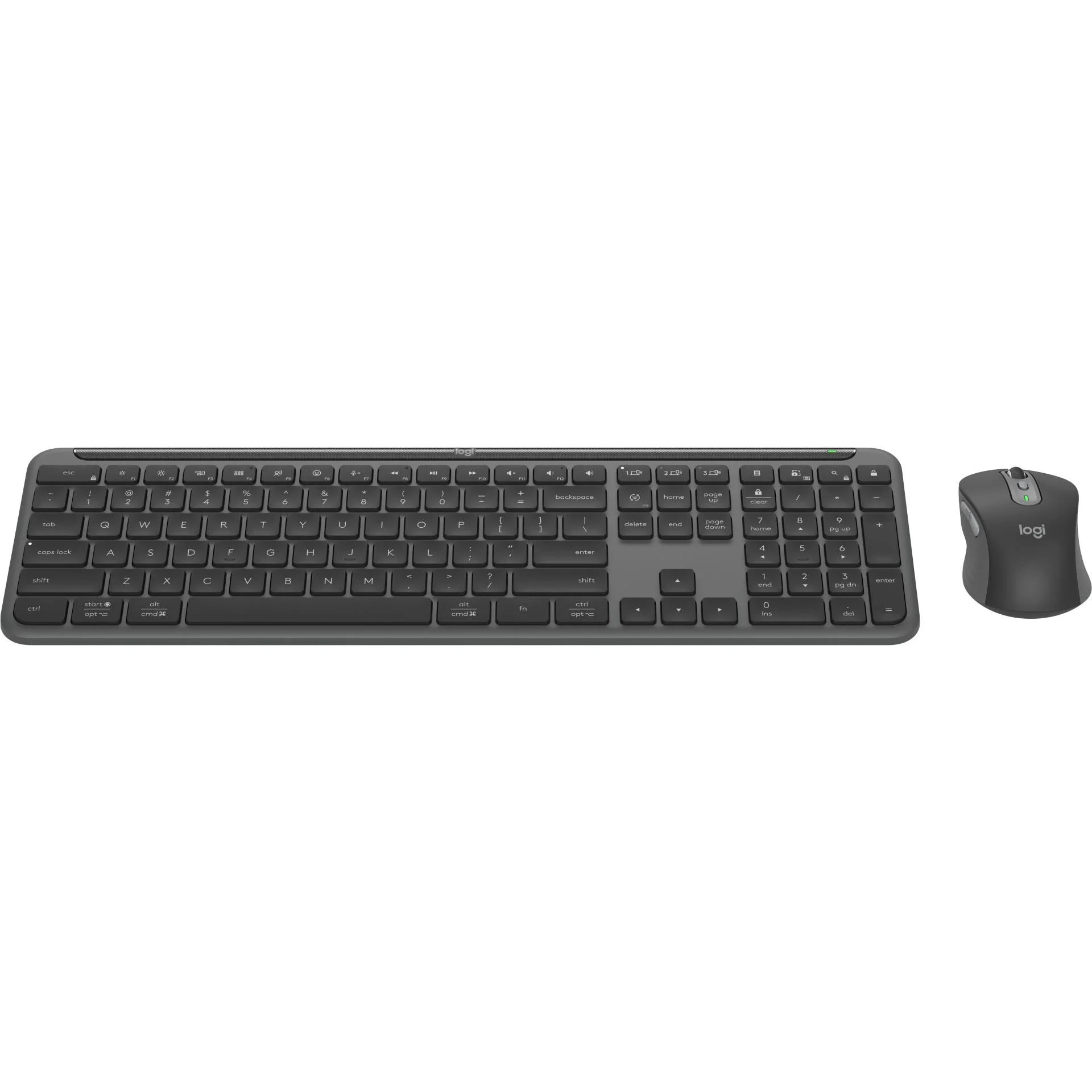 Logitech MK950 Slim Wireless Keyboard & Mouse Combo (Graphite) - Image 12