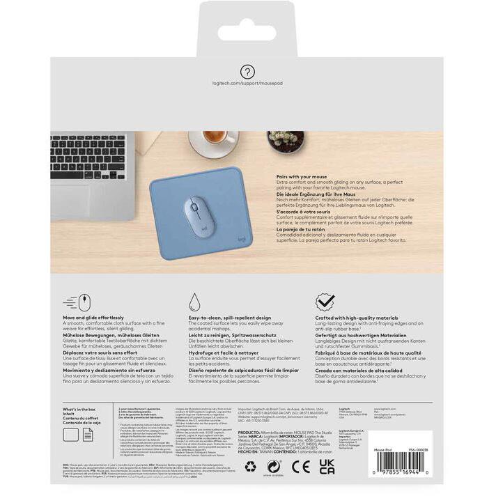 Logitech Mouse Pad Studio Series (Blue Grey) - Image 7
