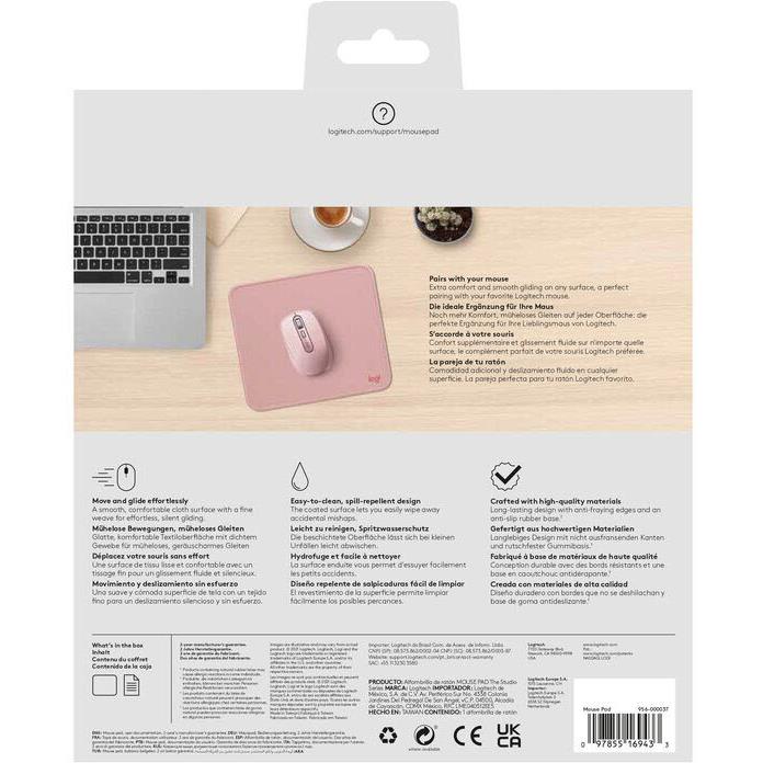 Logitech Mouse Pad Studio Series (Dark Rose) - Image 7