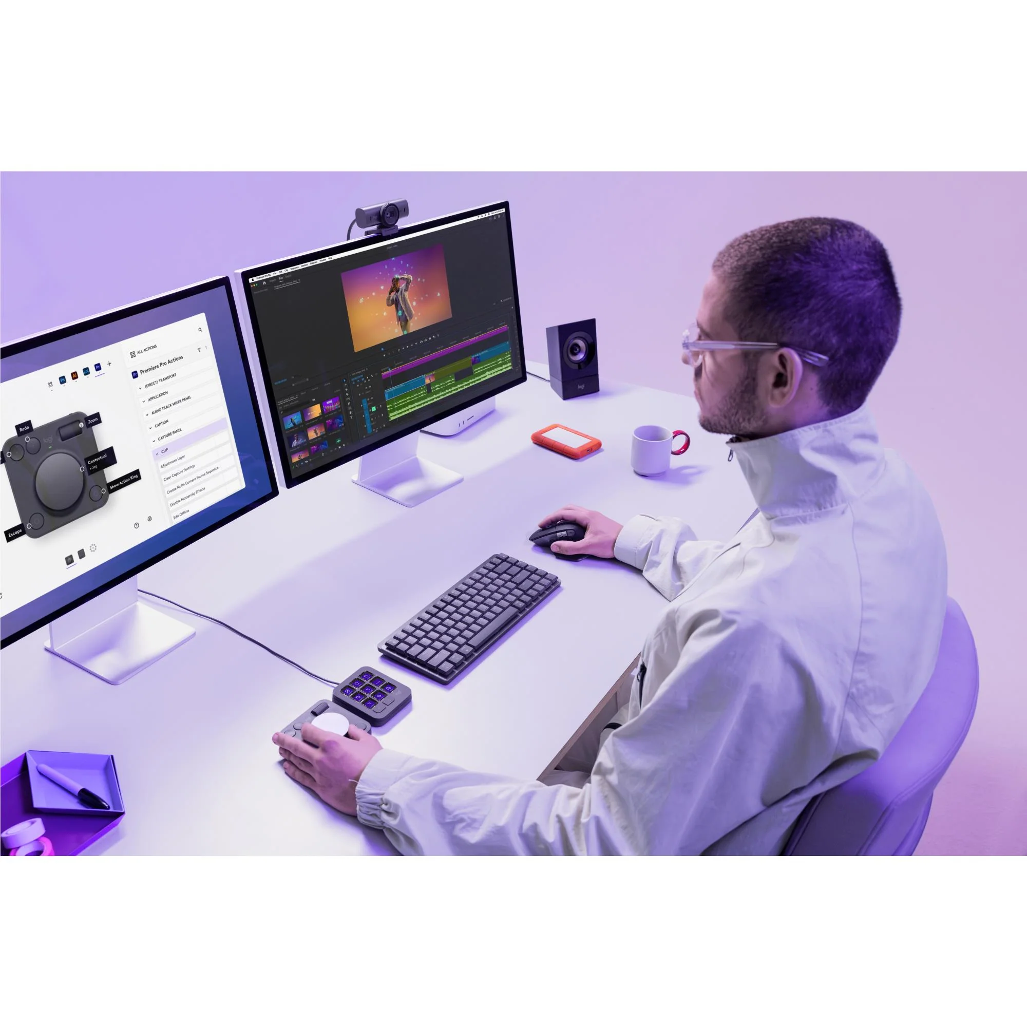Logitech MX Creative Console (Graphite) - Image 8
