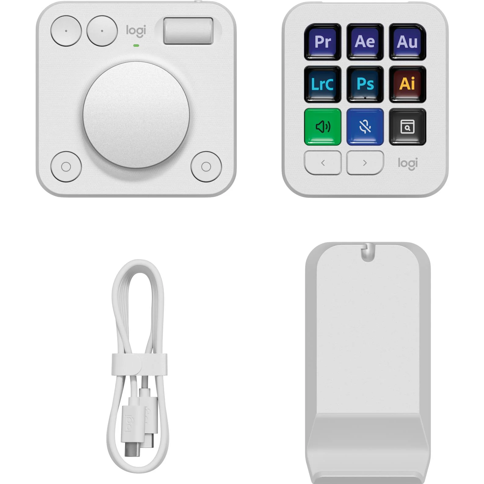 Logitech MX Creative Console (Pale Grey) - Image 4