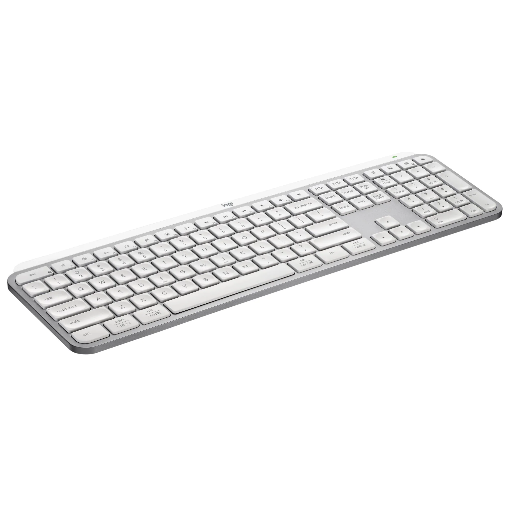 Logitech MX Keys S Advanced Wireless Illuminated Keyboard (Pale Grey) - Image 2