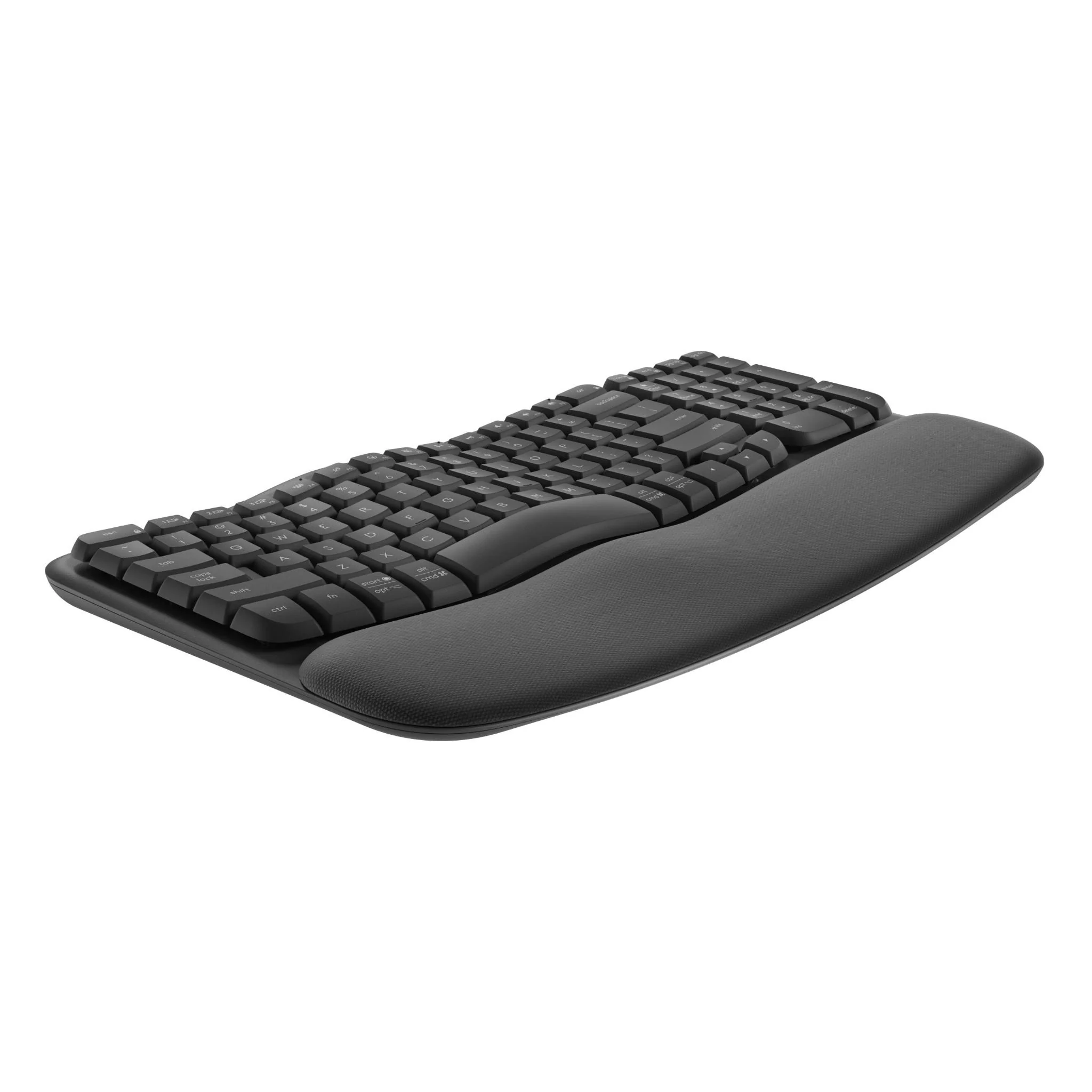 Logitech Wave Keys Wireless Ergonomic Keyboard (Graphite) - Image 3