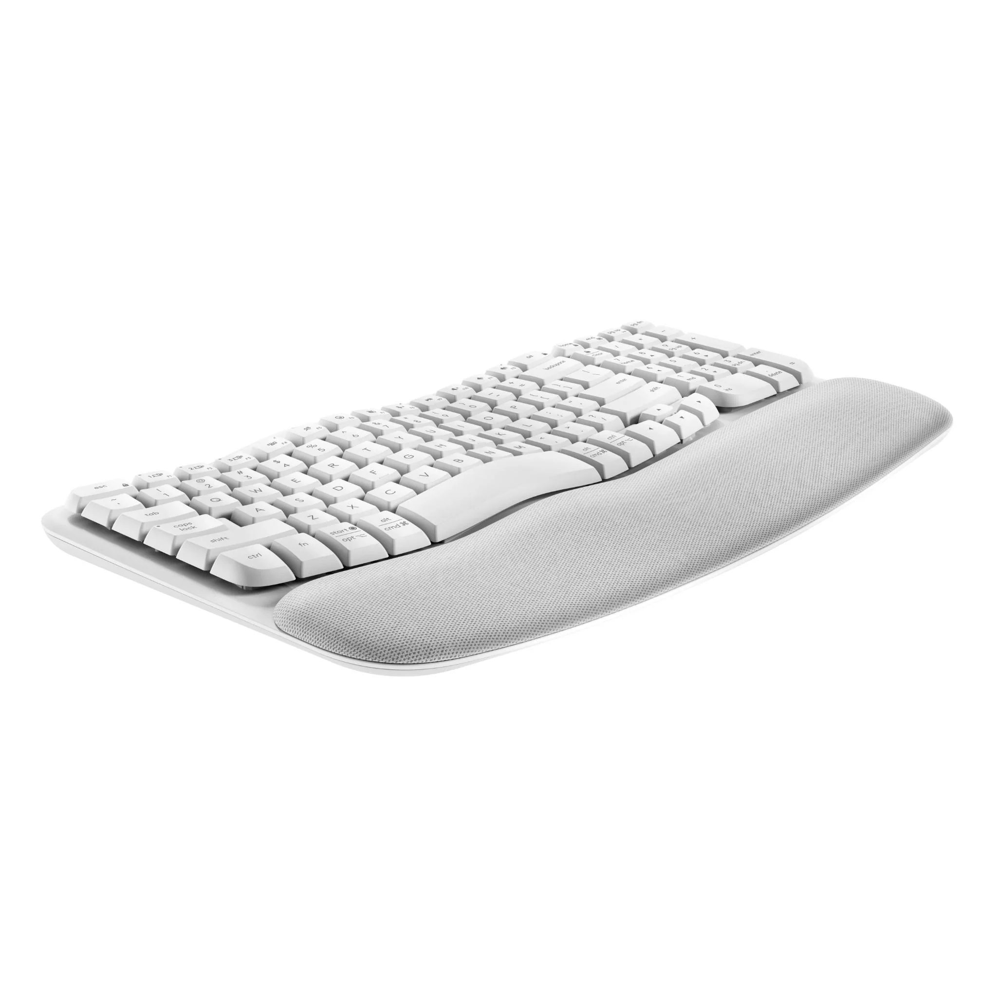 Logitech Wave Keys Wireless Ergonomic Keyboard (Off White) - Image 3