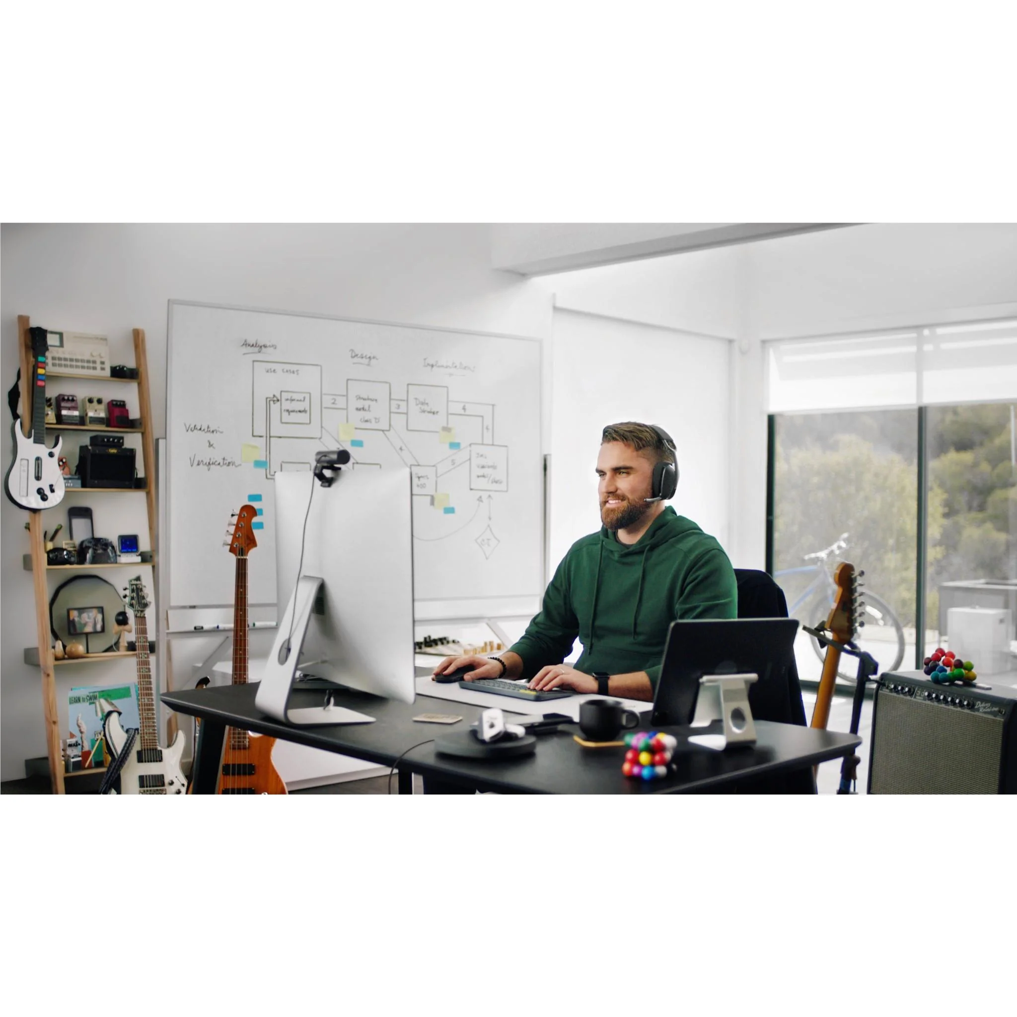 Logitech Zone Vibe 100 Bluetooth Headset (Graphite) - Image 11