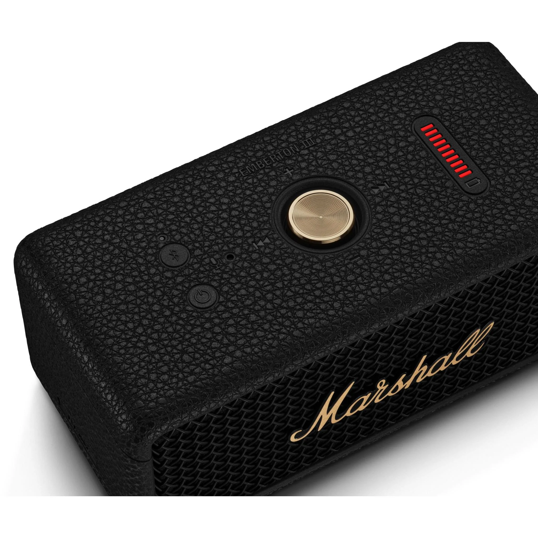 Marshal Emberton III Portable Bluetooth Speaker (Black & Brass) - Image 6
