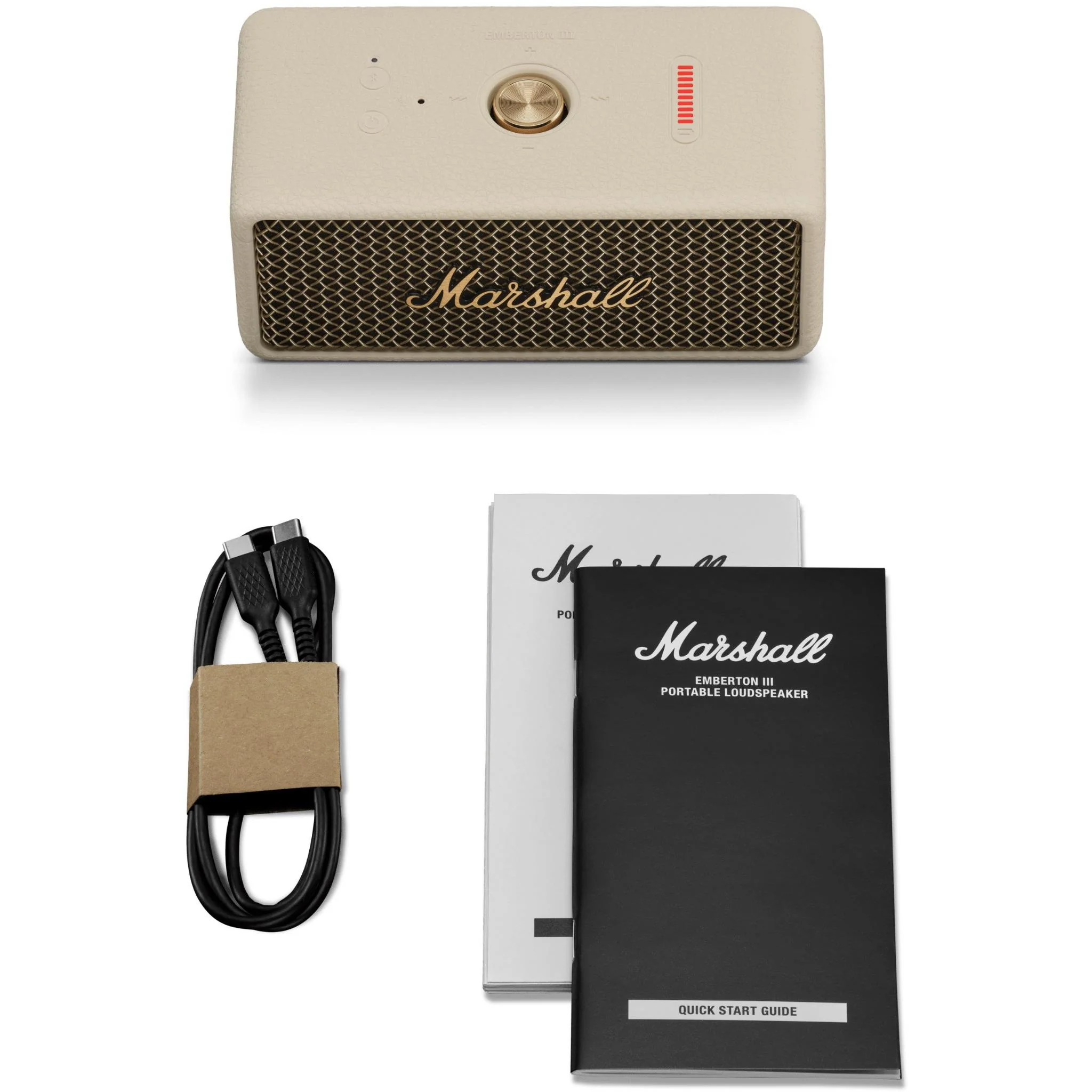 Marshal Emberton III Portable Bluetooth Speaker (Cream) - Image 8