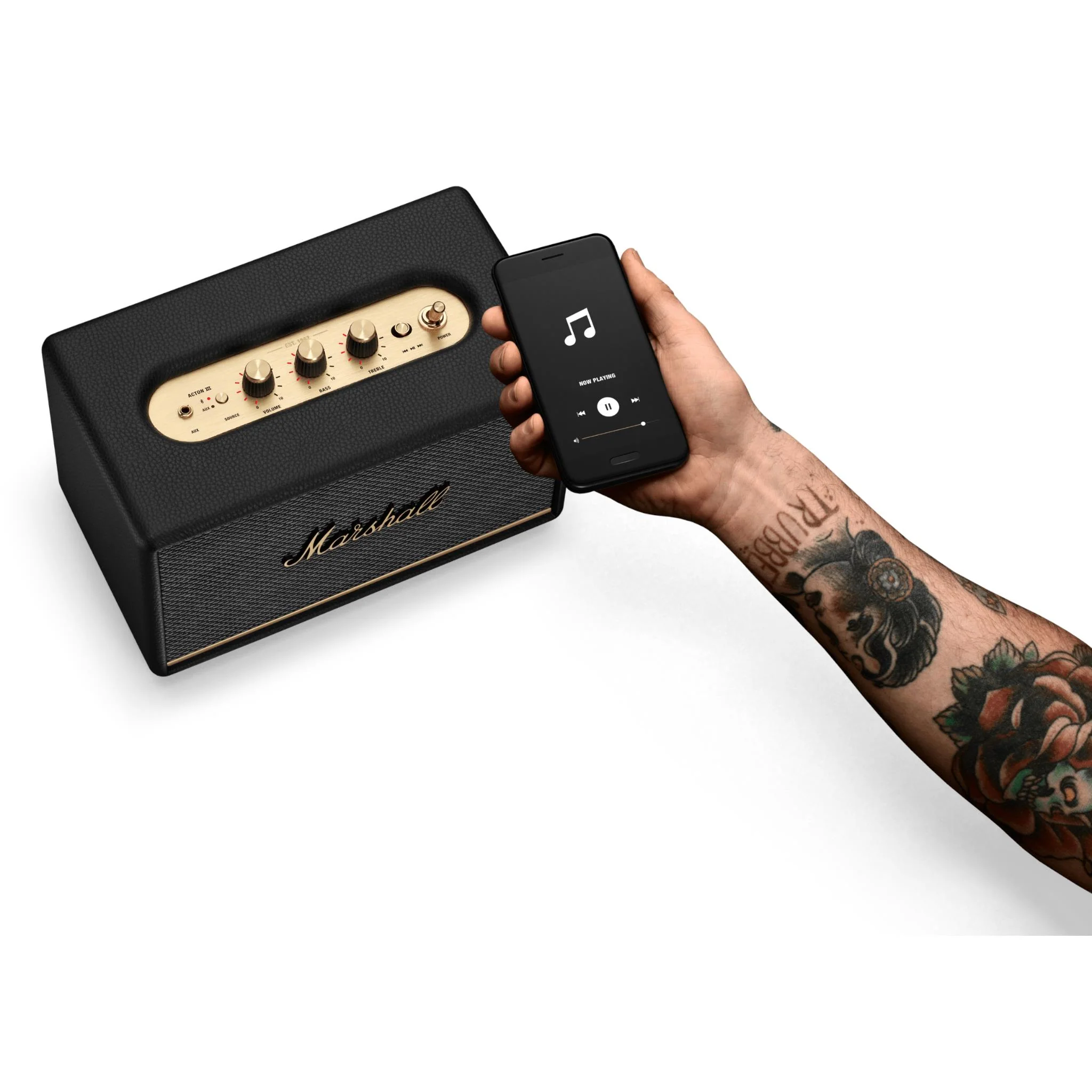 Marshall Acton III Wireless Bluetooth Speaker (Black) - Image 7