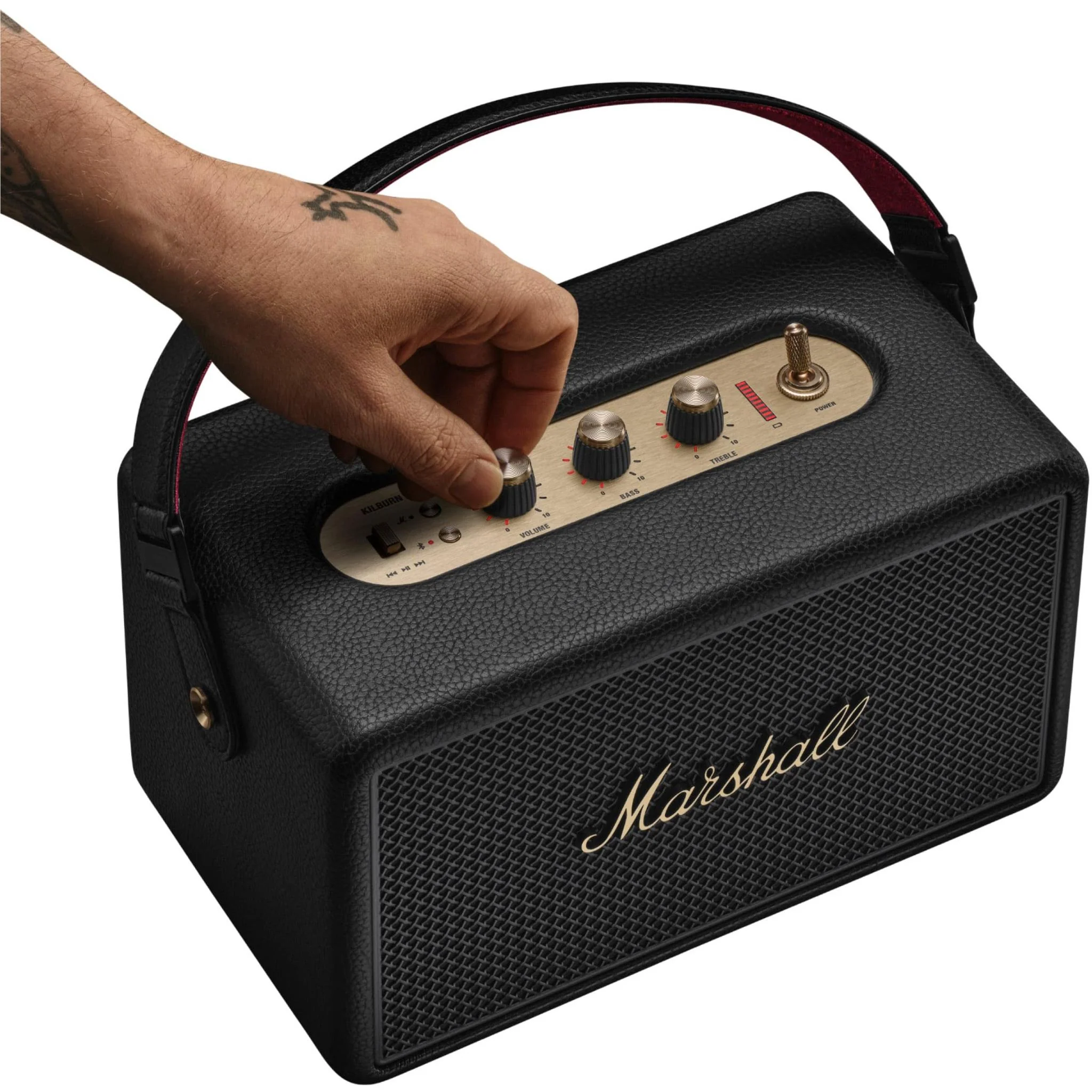 Marshall Kilburn III Portable Speaker (Black & Brass) - Image 2