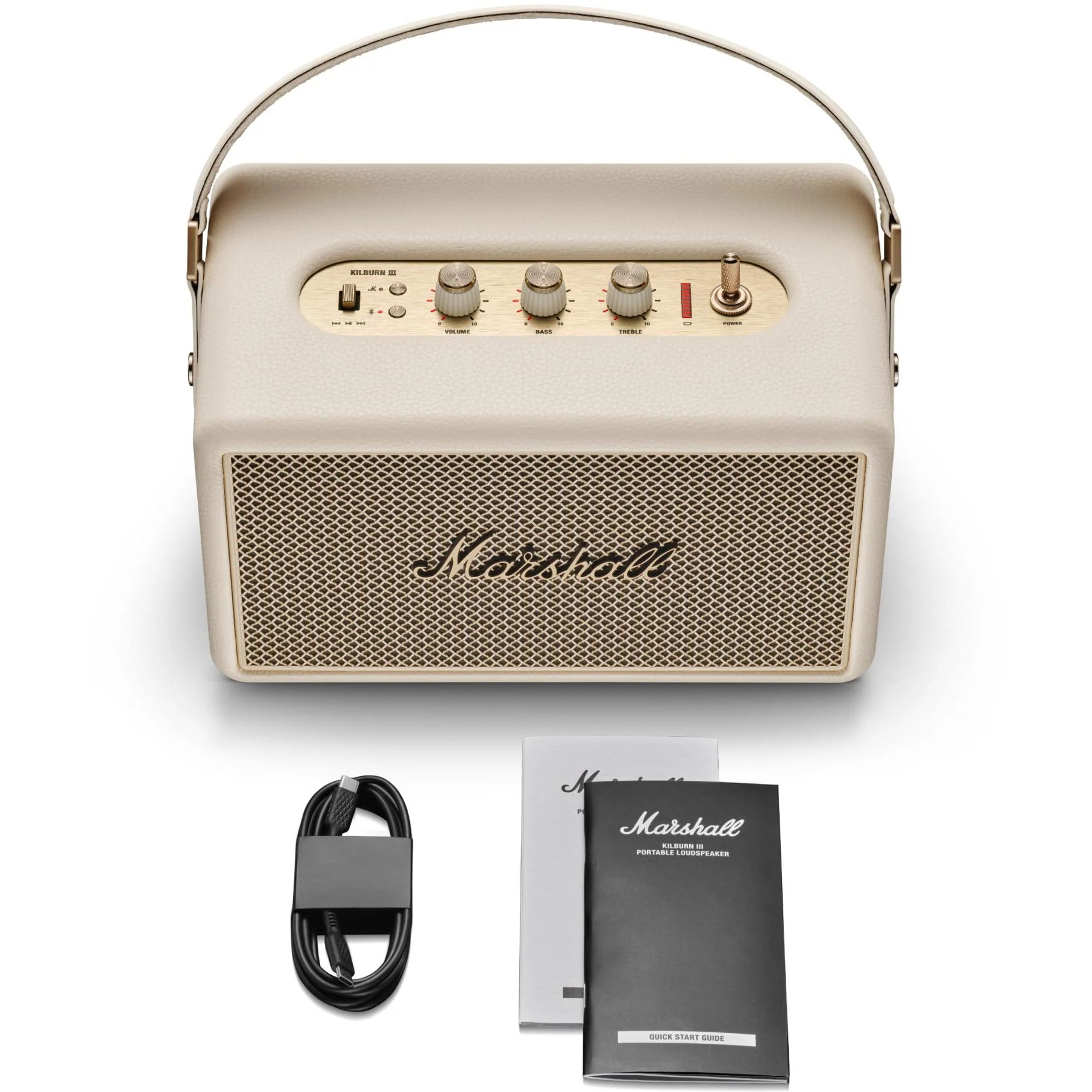Marshall Kilburn III Portable Speaker (Cream) - Image 5