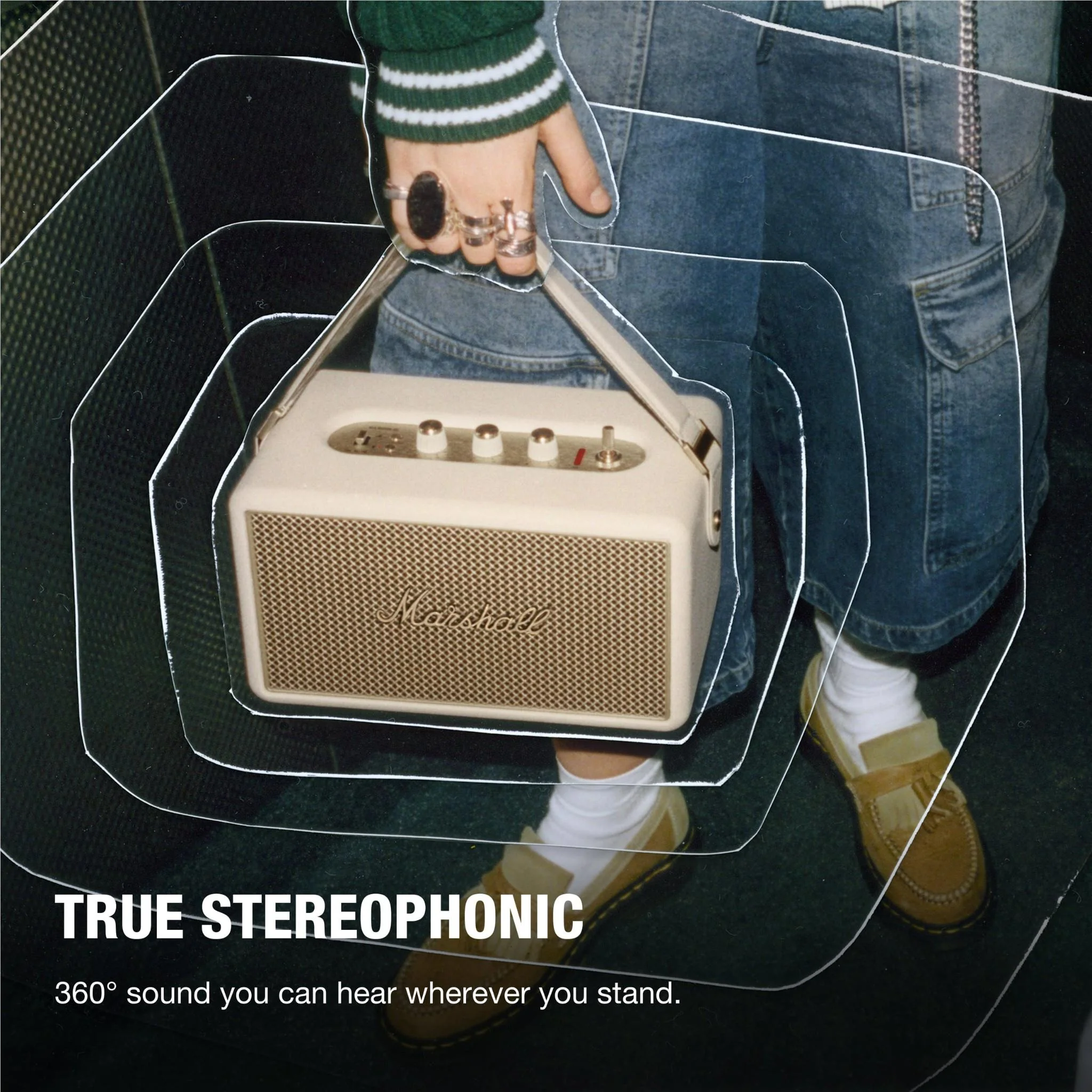 Marshall Kilburn III Portable Speaker (Cream) - Image 7