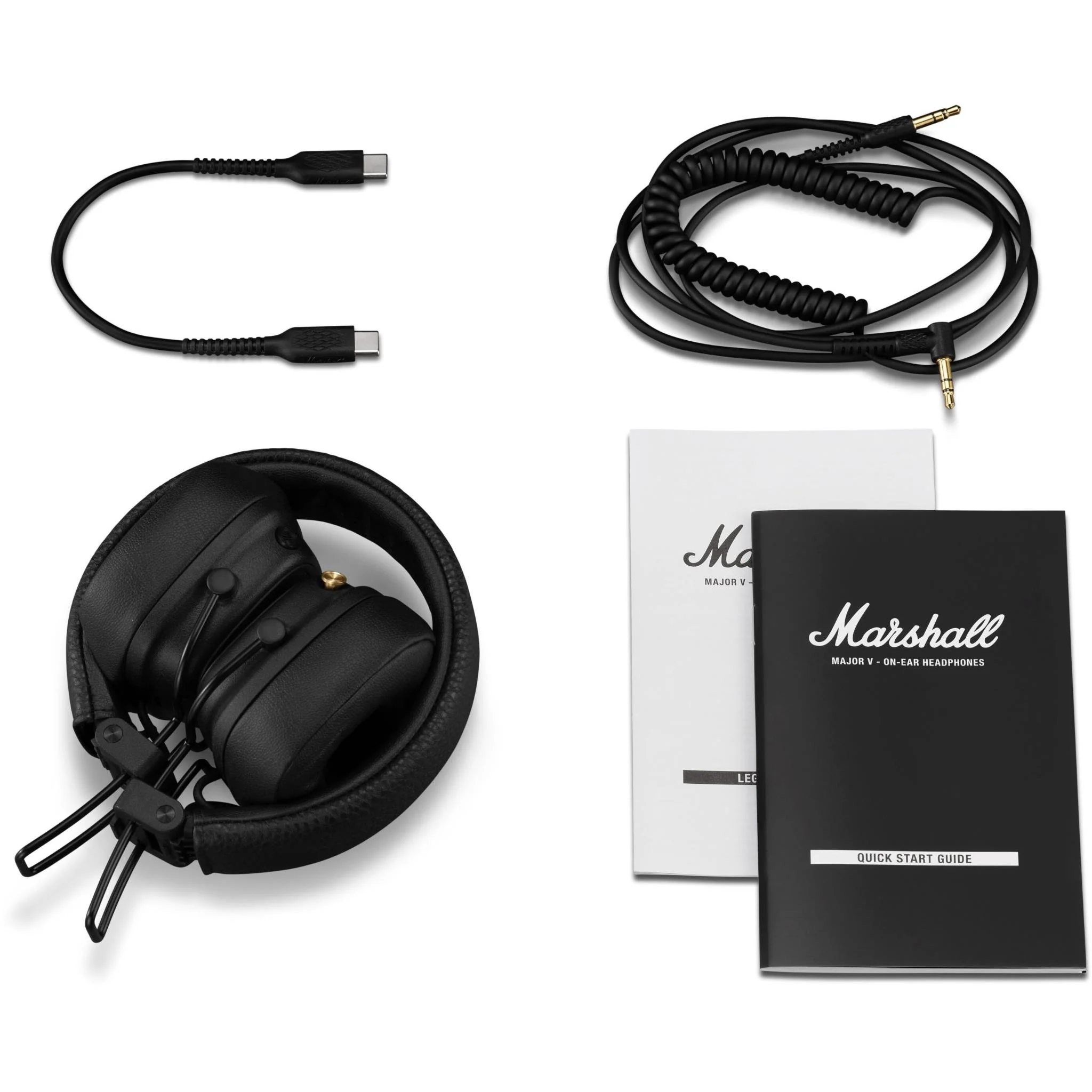 Marshall MAJOR V Wireless On-Ear Bluetooth Headphones (Black) - Image 10