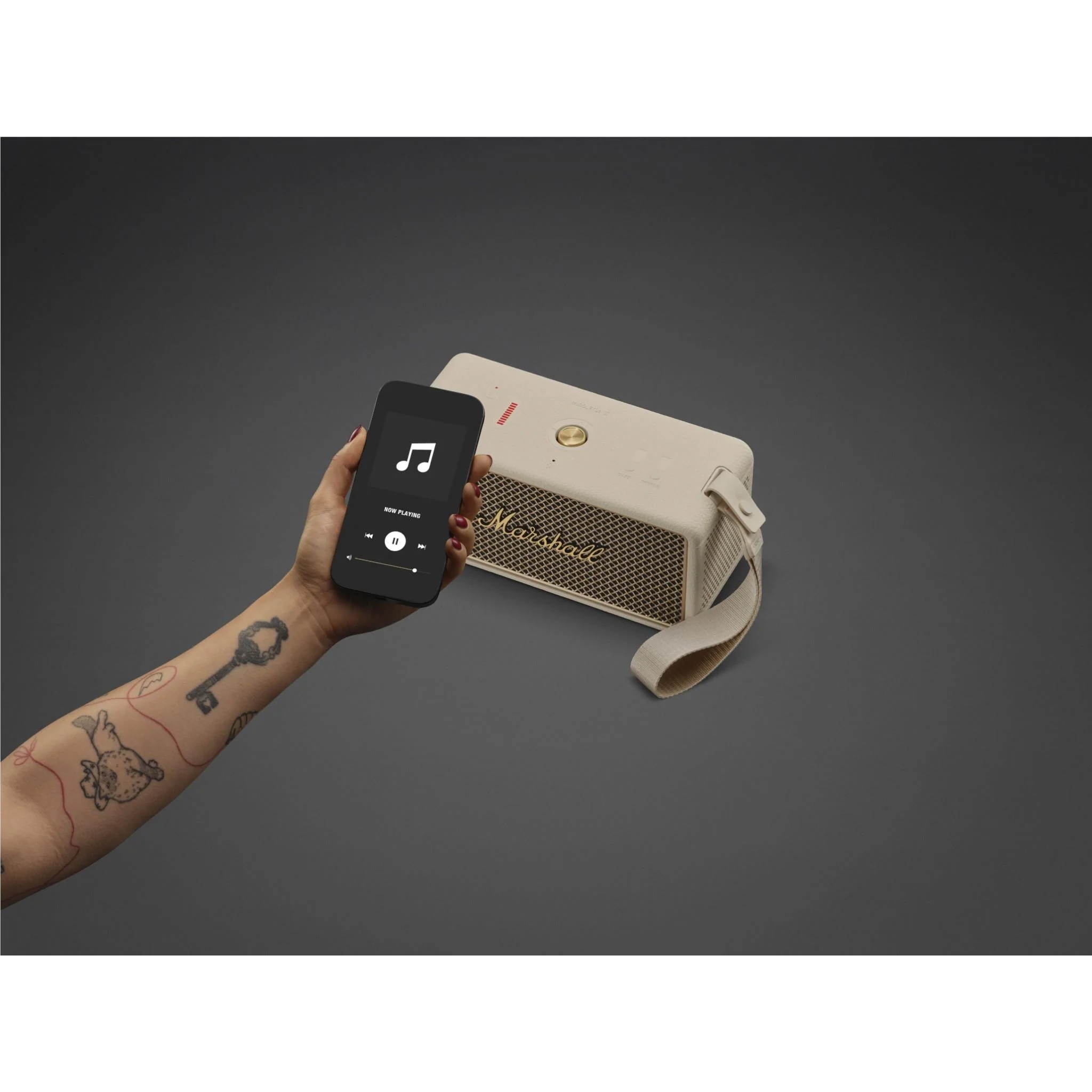 Marshall Middleton II Portable Speaker (Cream) - Image 5