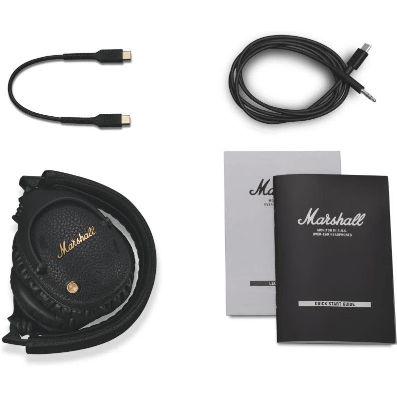 Marshall Monitor III A.N.C. Wireless Over-Ear Headphones (Black) - Image 9