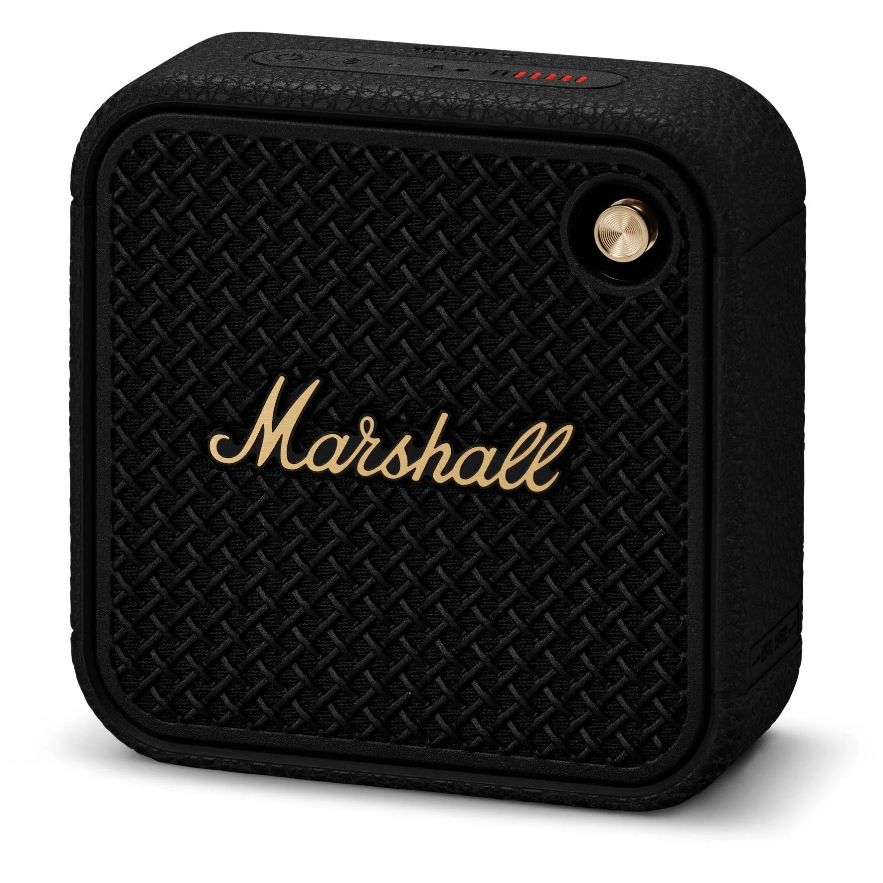 Marshall Willen II Portable Bluetooth Speaker (Black & Brass) - Image 4