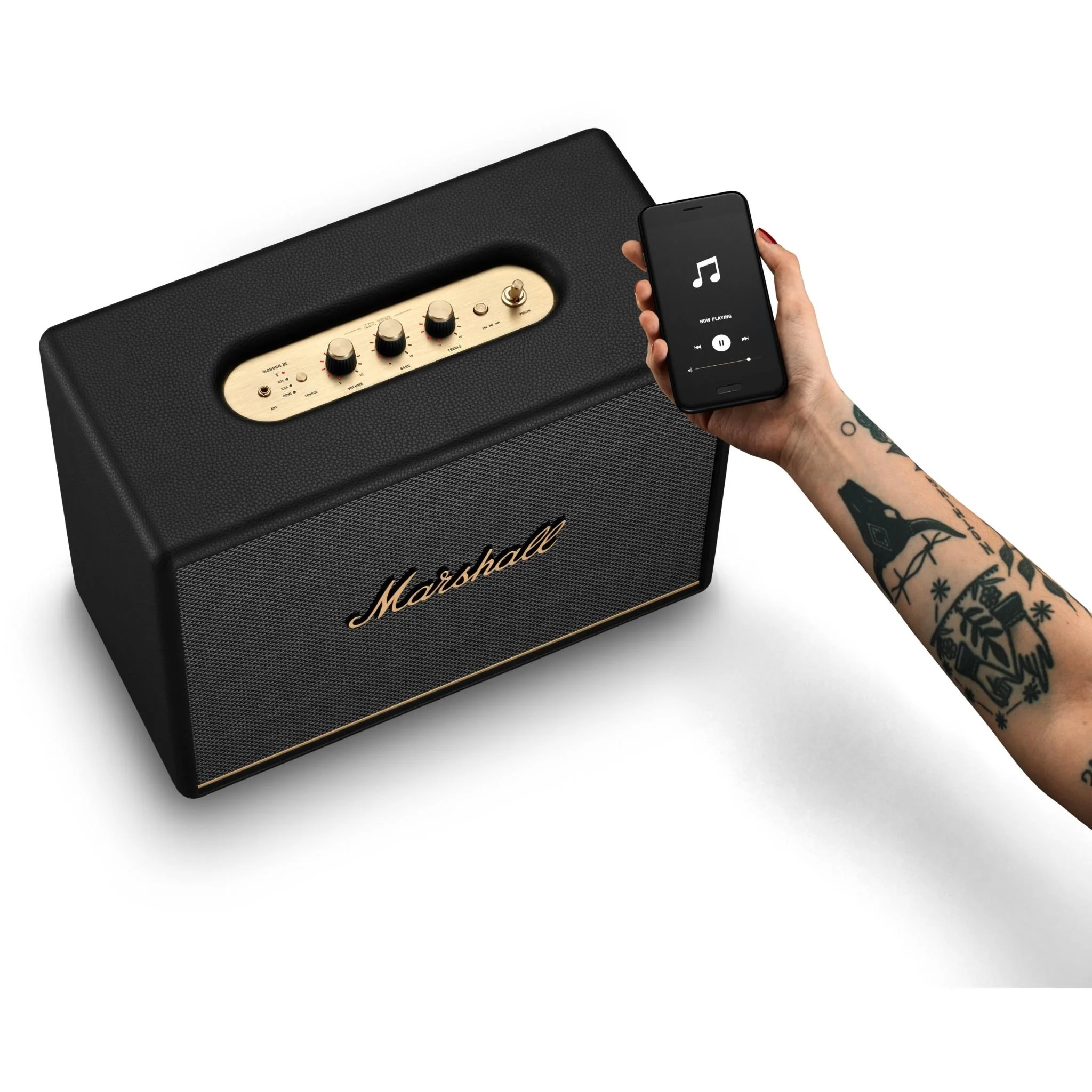 Marshall Woburn III Wireless Bluetooth Speaker (Black) - Image 9